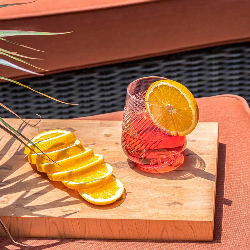 Bourbon Street Stemless Wine Tumbler - Fish On! Custom Rods