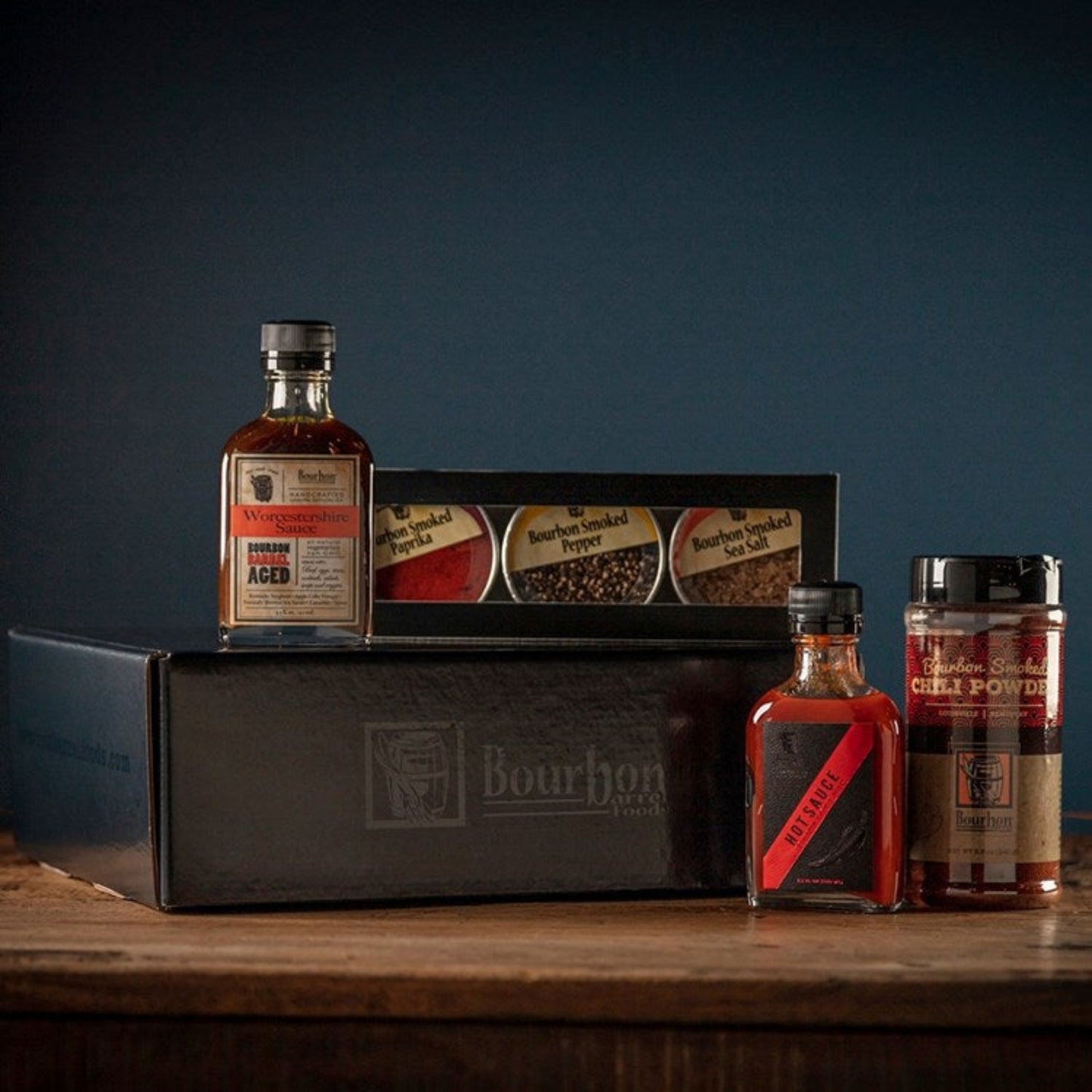 Inspired by our beloved, fan-favorite recipes, this Bourbon Barrel Foods Gift Box includes the Bourbon Barrel Foods products to create these flavors along with the recipes. Share this flavorful gift with friends who appreciate good taste or savor it all for yourself!