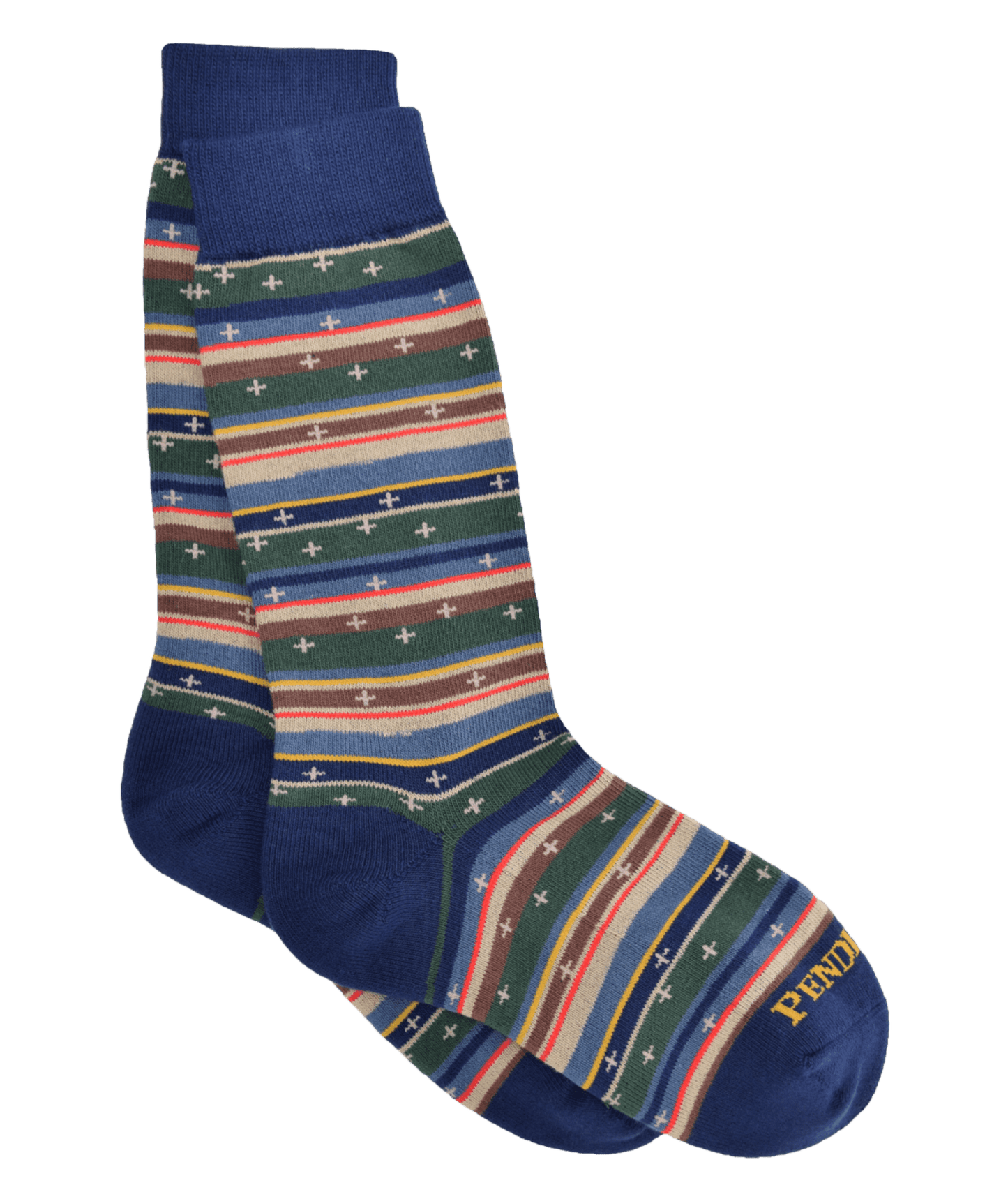 BRIDGER SCOUT STRIPE CREW | Pendleton Hosiery - Fish On! Custom Rods