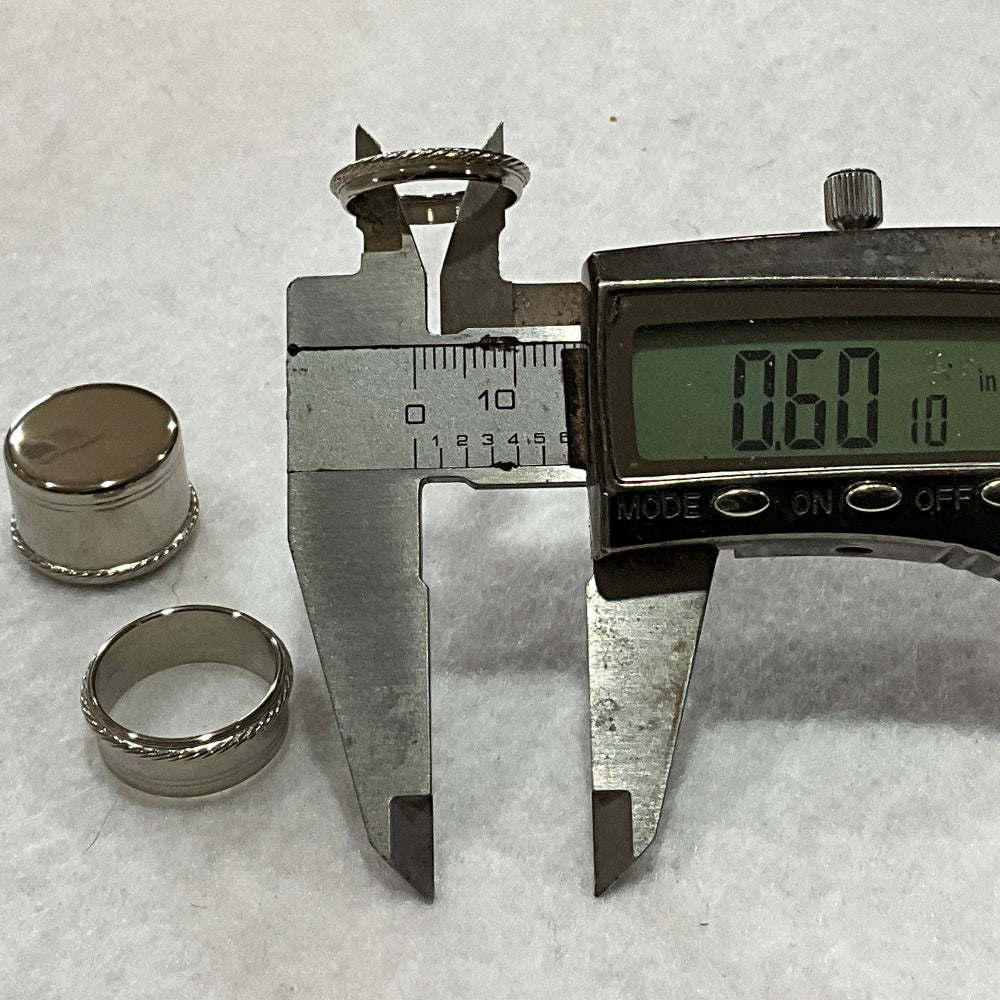 Cap and Slide Ring Nickel Silver - Fish On! Custom Rods