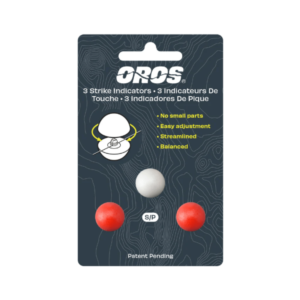 Carded 3 - Pack Small Red & White - Fish On! Custom Rods