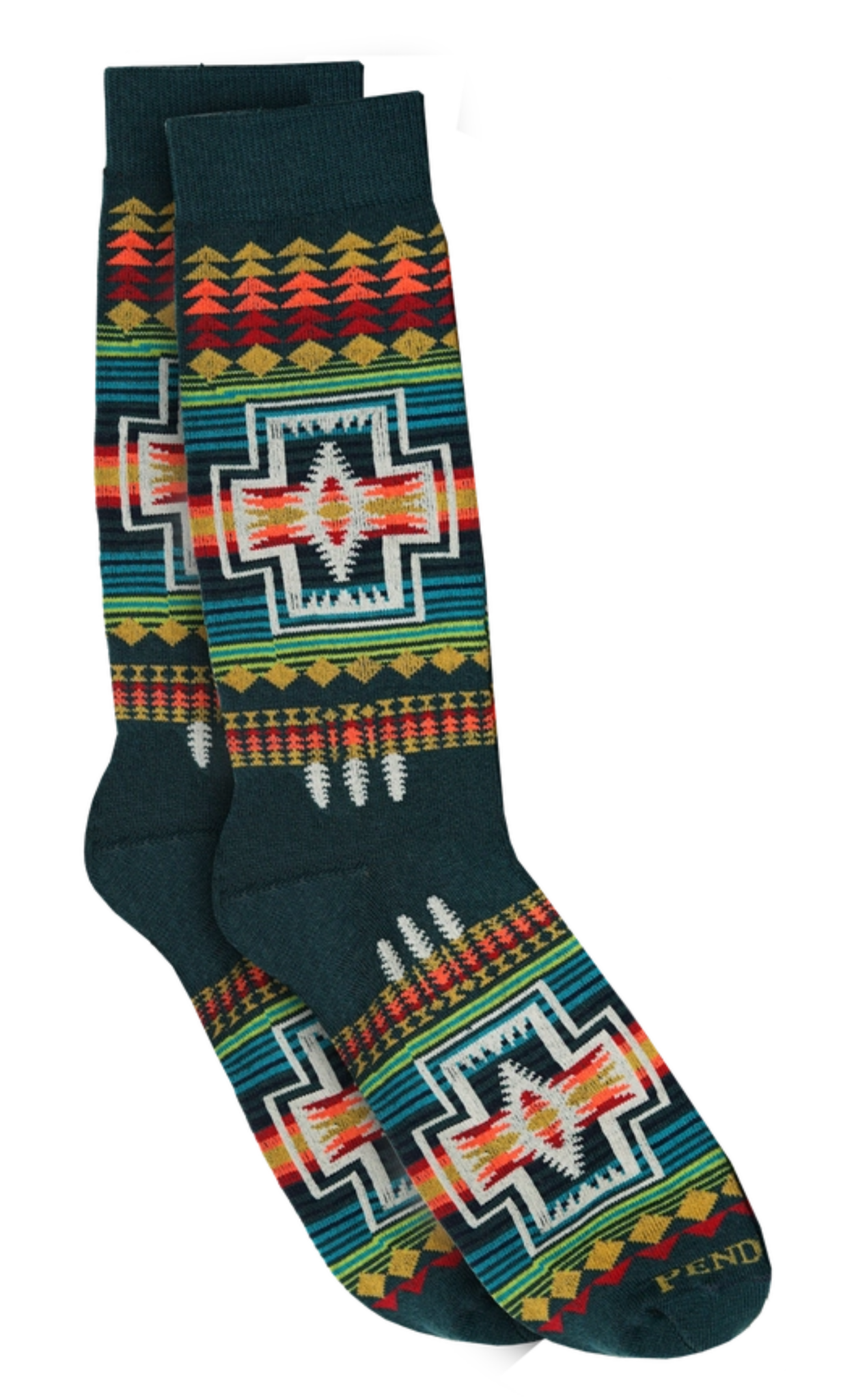 Century Harding Crew | Premium Merino Wool Socks - Pendleton - Fish On! Custom Rods