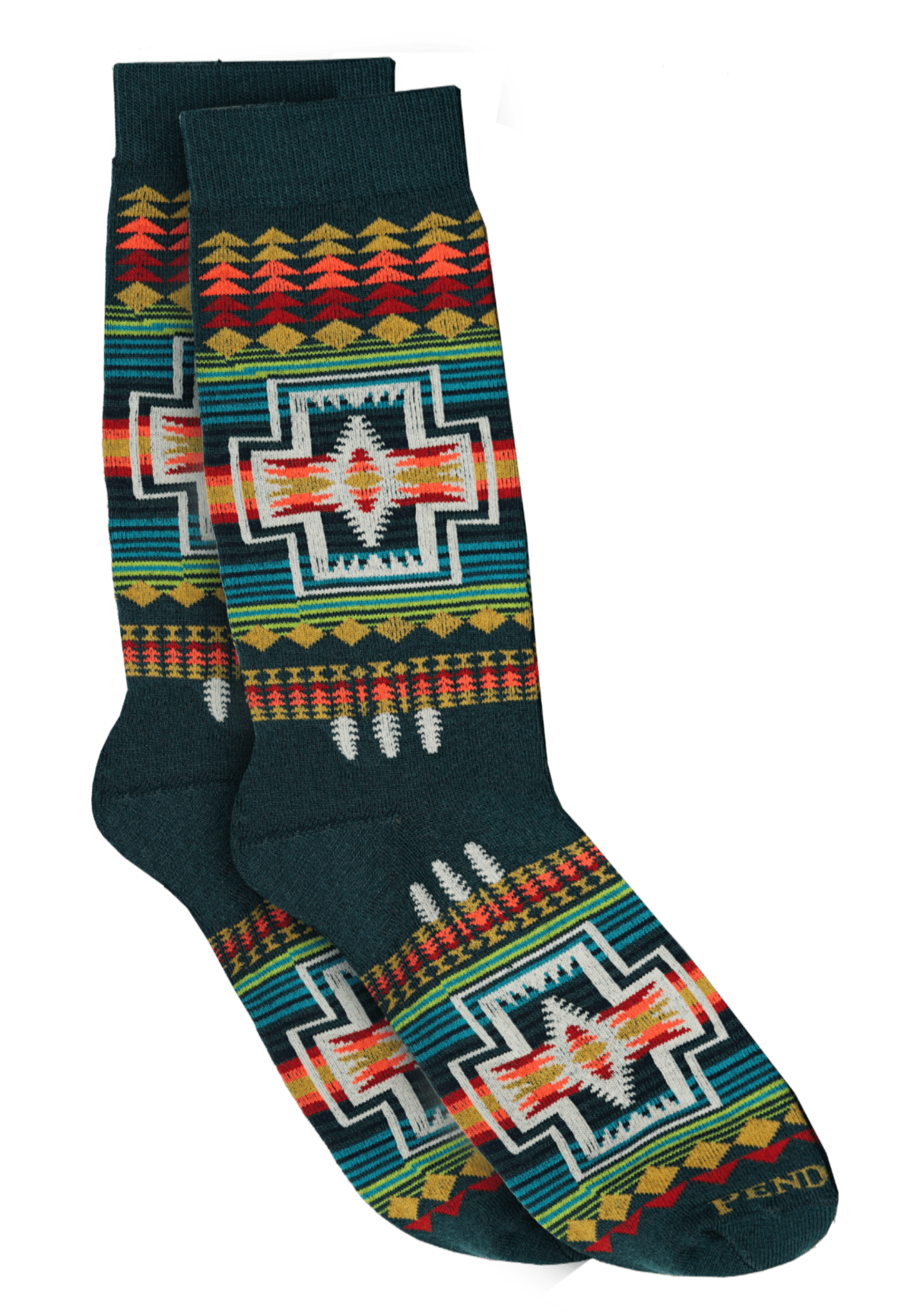 Century Harding Crew | Premium Merino Wool Socks - Pendleton - Fish On! Custom Rods
