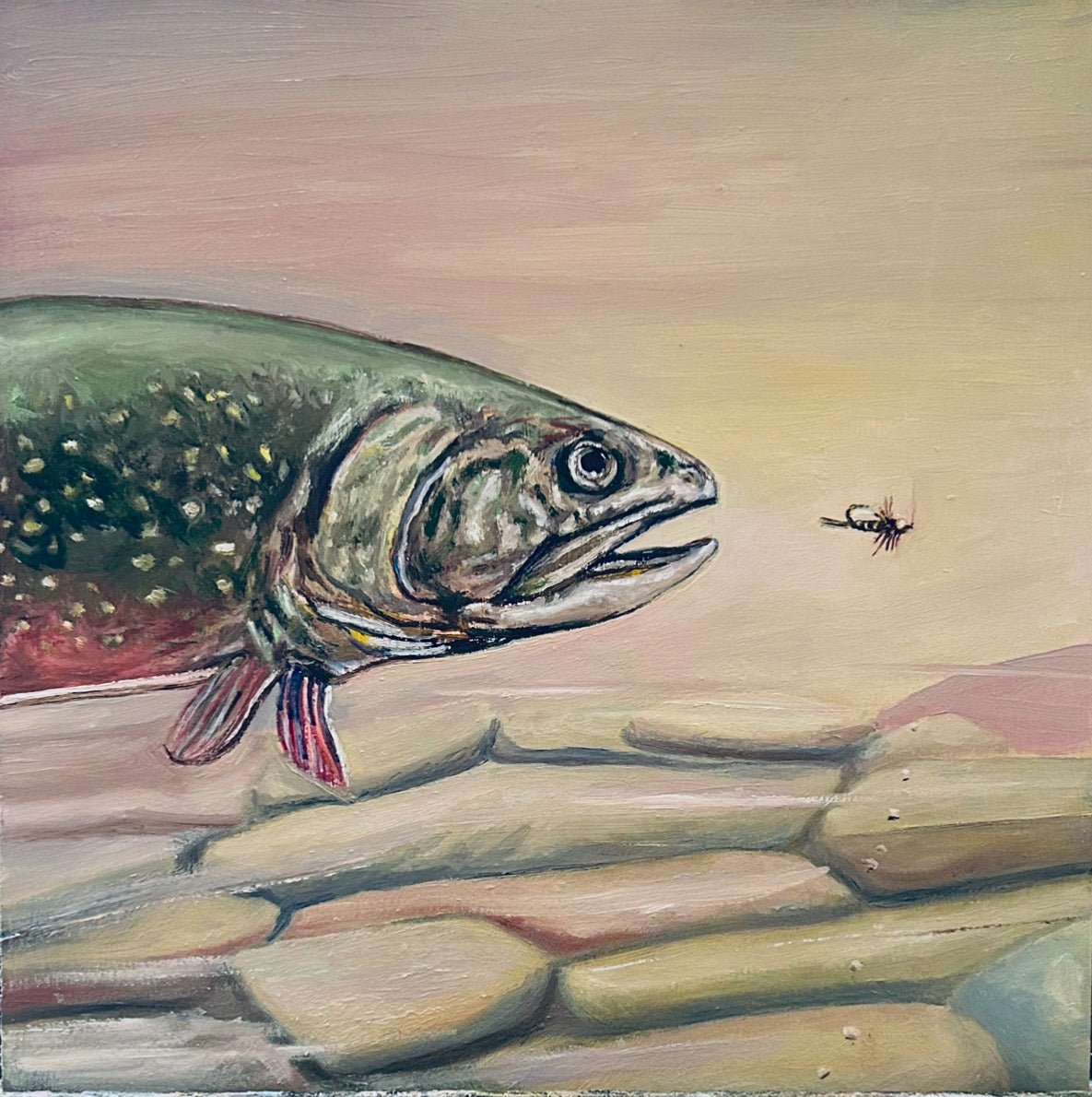 Chasing a Nymph - Fish On! Custom Rods