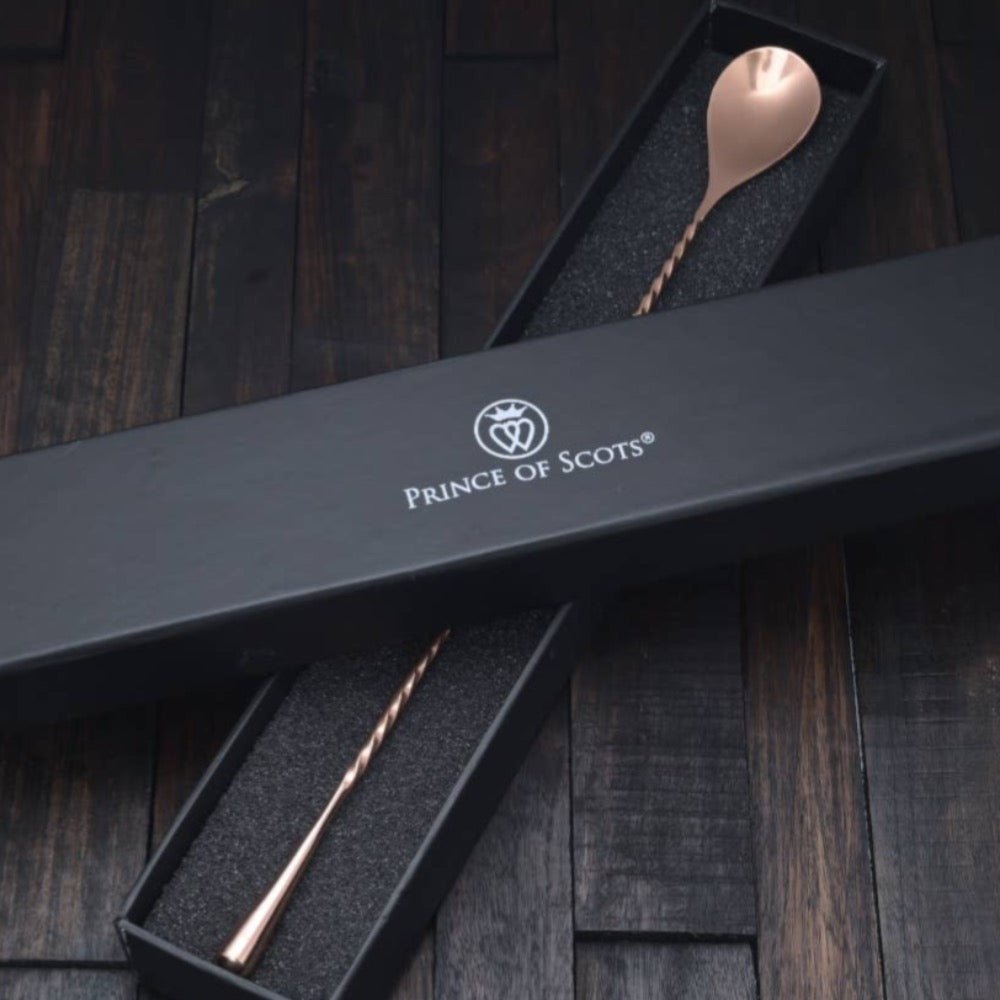 Copper - Plate Tear Drop Bar Spoon Premium Box - Fish On! Custom Rods