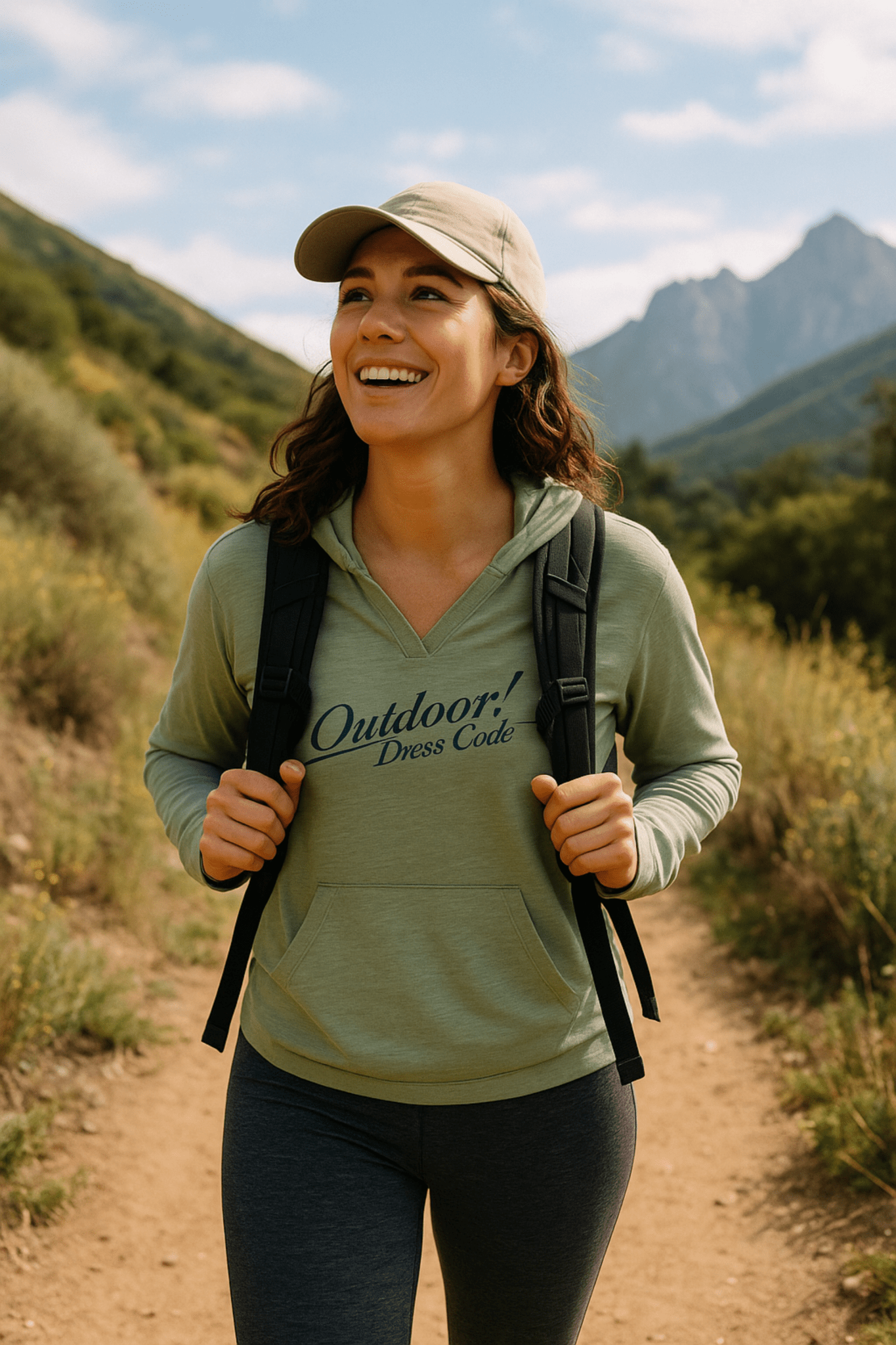 Cozy Jersey Slub Women's Hood - Premium Lightweight Cotton - Fish On! Custom Rods