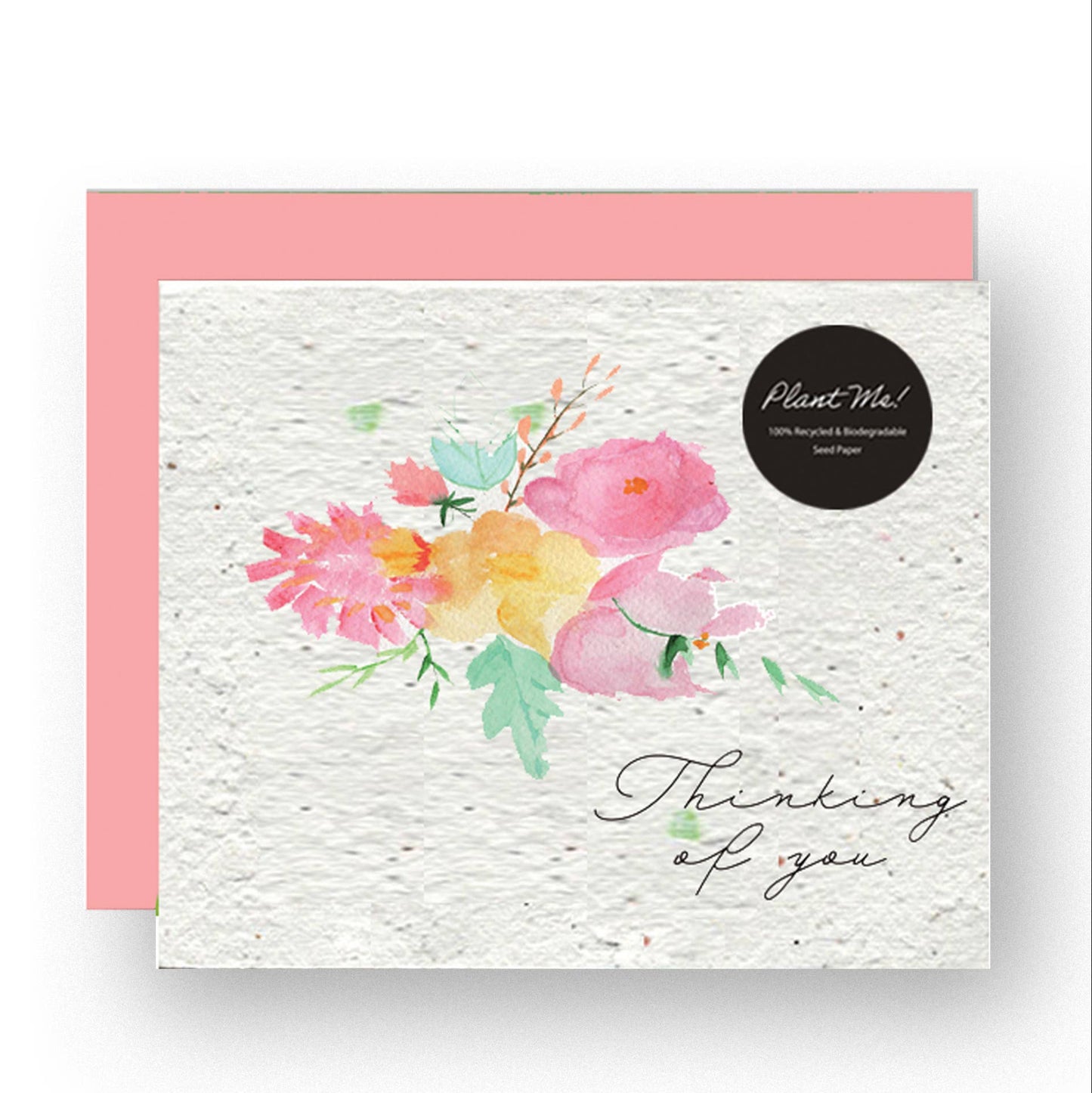 Send warm thoughts and heartfelt sentiments with our "Thinking of You" Greeting Card. This simple yet powerful message is a beautiful way to let someone know they are in your thoughts. Featuring a clean and timeless design, this card serves as a versatile expression of care and connection for various occasions. Crafted with precision and care, it's a perfect choice to convey your genuine sentiments.