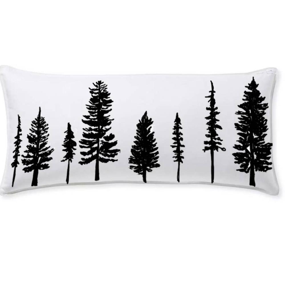 Evergreen Enchantment Throw Pillow - Bring the Forest Home - Fish On! Custom Rods