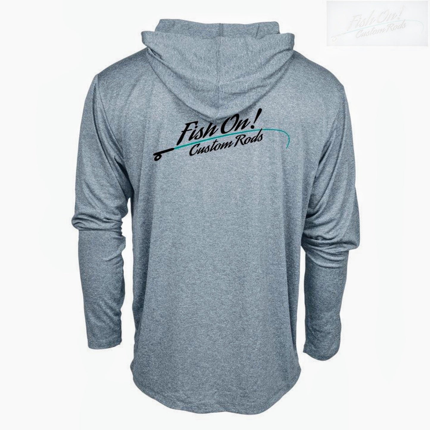 Fish On! Performance Sun Hoodie - UPF 50+ Protection - Fish On! Custom Rods