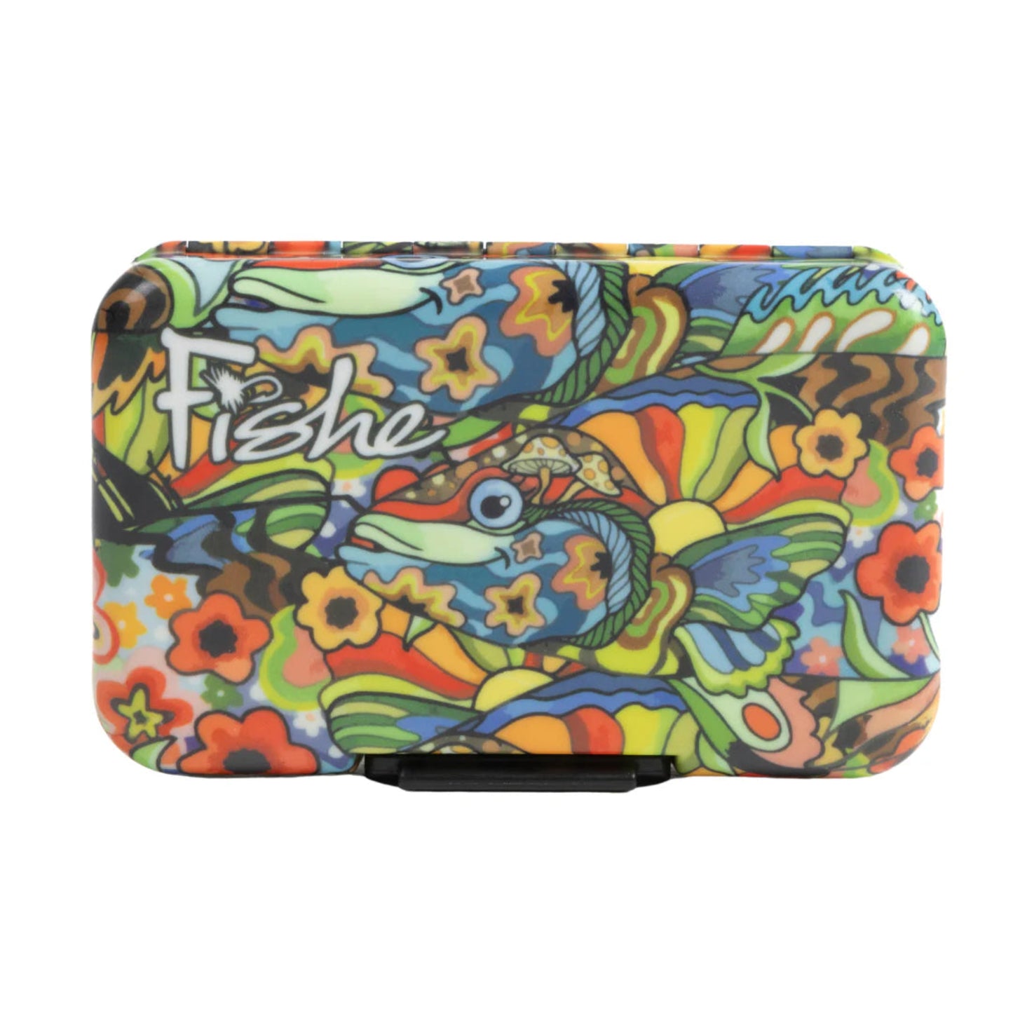 Introducing the Boho Bass Poly Box, a vibrant and efficient fly storage solution designed for anglers. With its impact-resistant plastic construction and max efficiency foam design, this fly box keeps your flies organized and secure. Its compact size and lightweight design make it the perfect companion for your fishing adventures. Experience the convenience and style of the Boho Bass Poly Box on your next fishing trip!

Pair them with our nippers and forceps for a fun Fishe Adventure!
