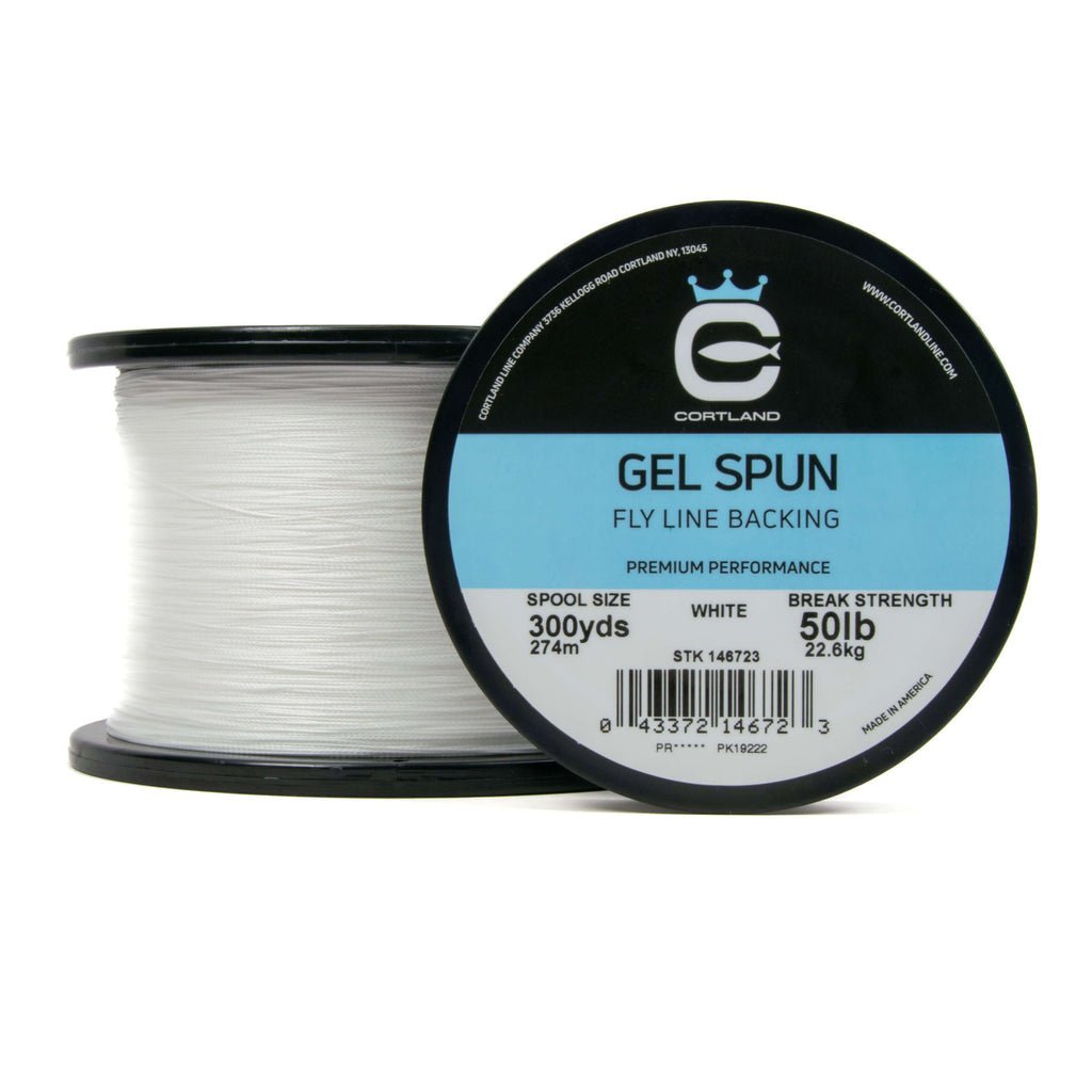 Gel Spun Fly Line Backing - White - Fish On! Custom Rods