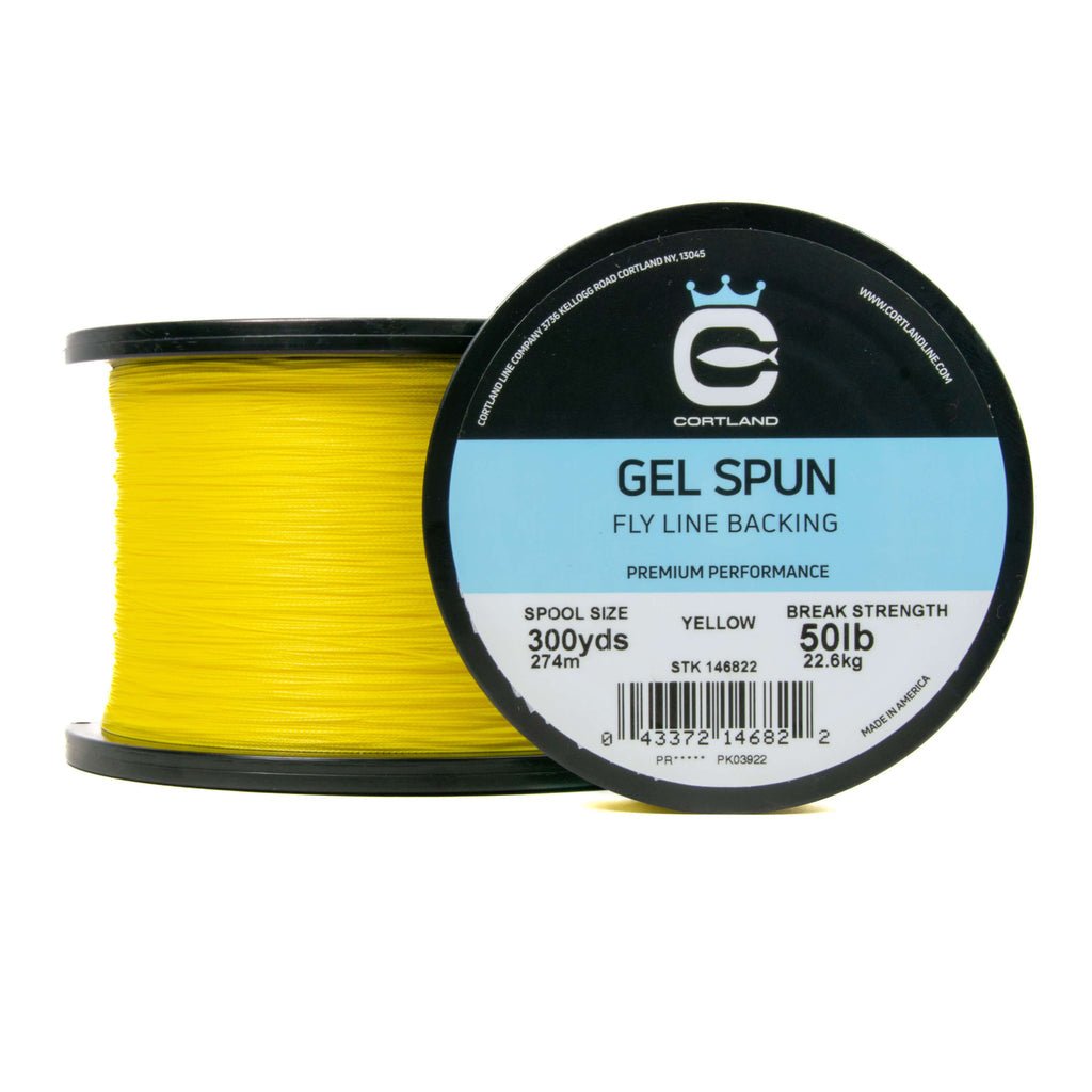 Gel Spun Fly Line Backing - Yellow - Fish On! Custom Rods