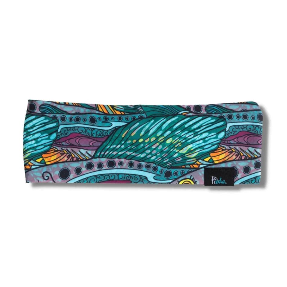 Groovy Grayling Jersey Headband - Fish On! Custom Rods