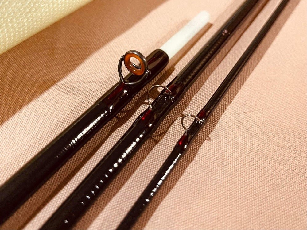 Kabuto 7' 0" 3wt Black / Flamed Bamboo - Fish On! Custom Rods