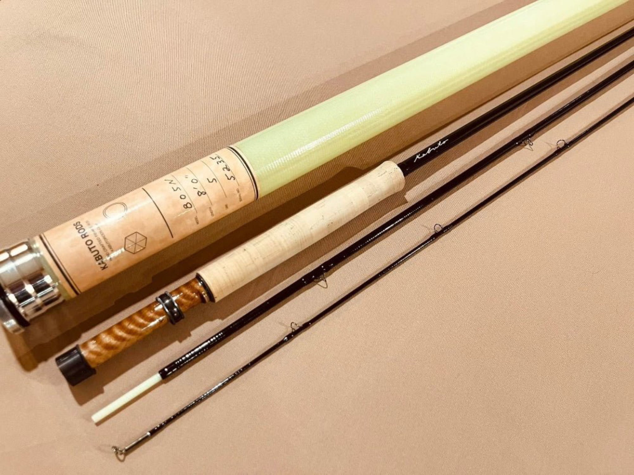 5wt 3pc Black Kabuto Fly Rod - Premium Quality | Kabuto Fly Rods