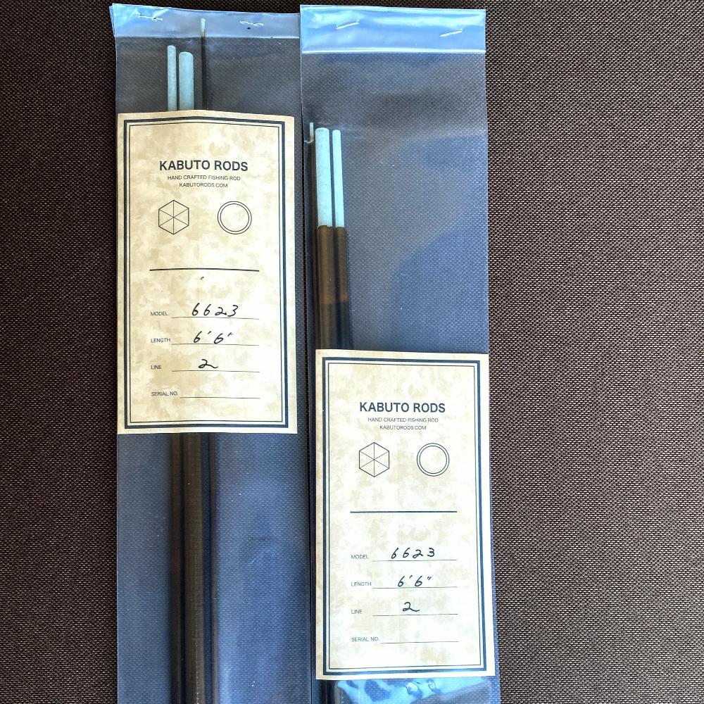 Kabuto Fly Rod Blanks 6’6” 2wt 3pc Brown - Fish On! Custom Rods