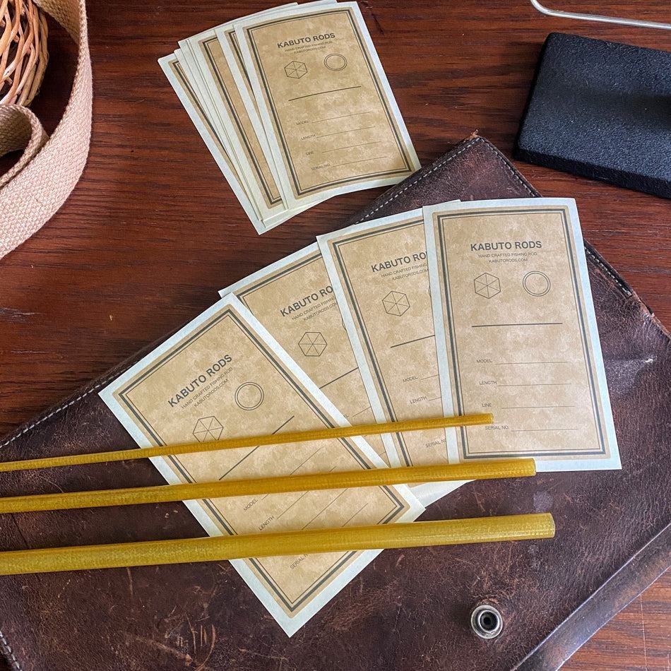 Kabuto Fly Rod Blanks 8’0” 4wt 3pc Yellow - Fish On! Custom Rods