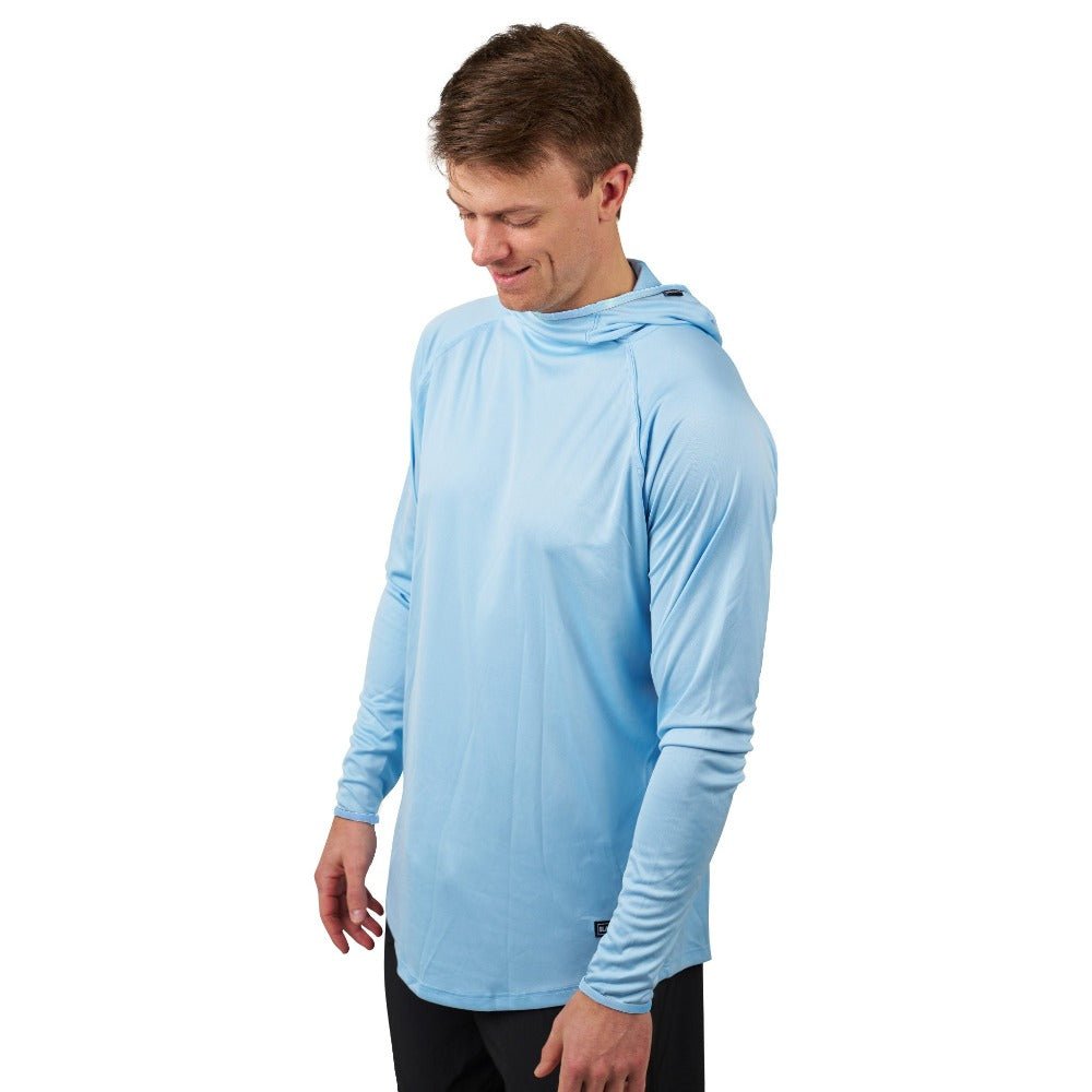 Men's Performance Hooded Top - UPF 50+ Sun Protection - Fish On! Custom Rods