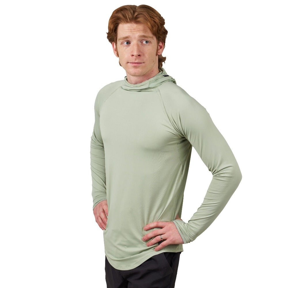 Men's Performance Hooded Top - UPF 50+ Sun Protection - Fish On! Custom Rods