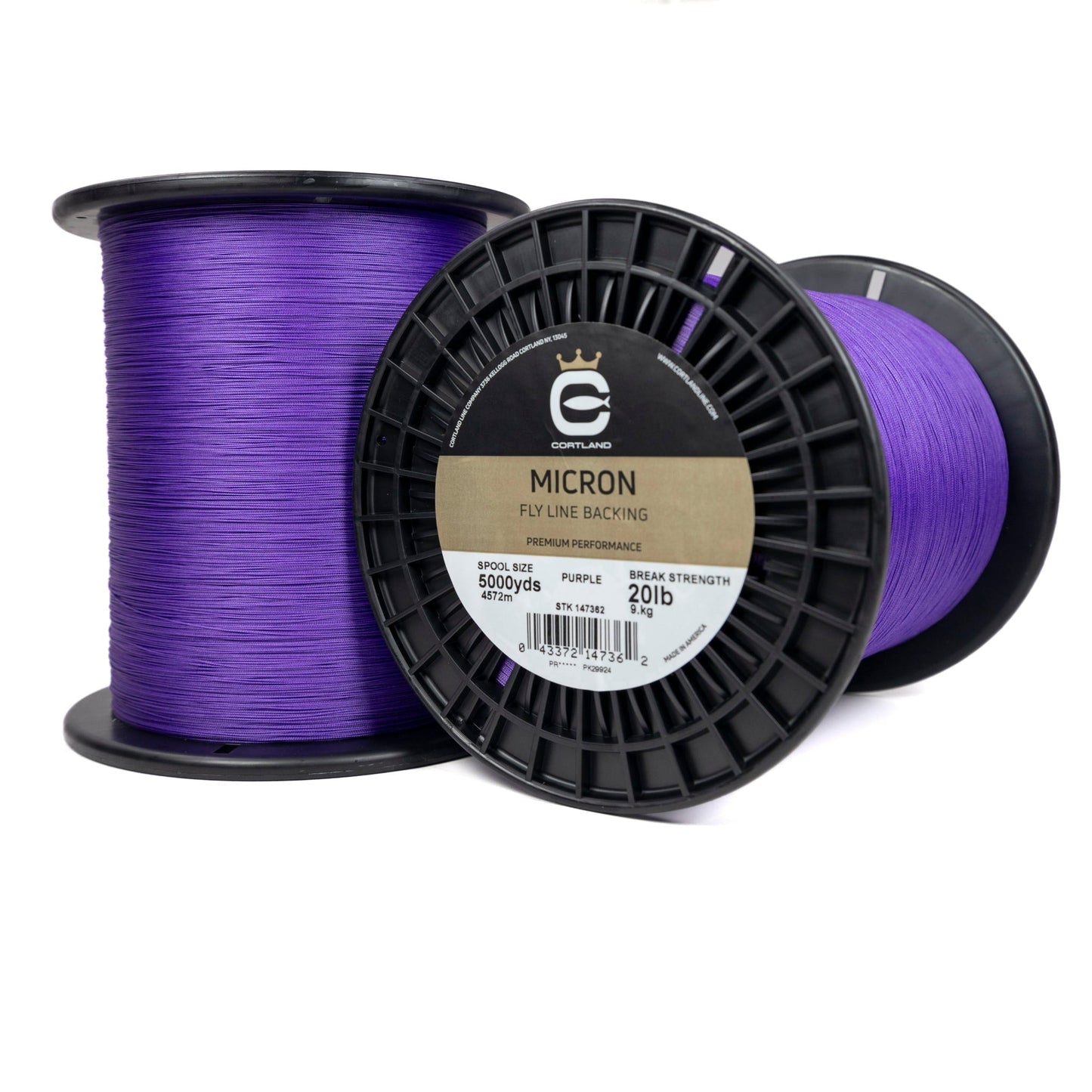 Micron Fly Line Backing - Purple - Fish On! Custom Rods