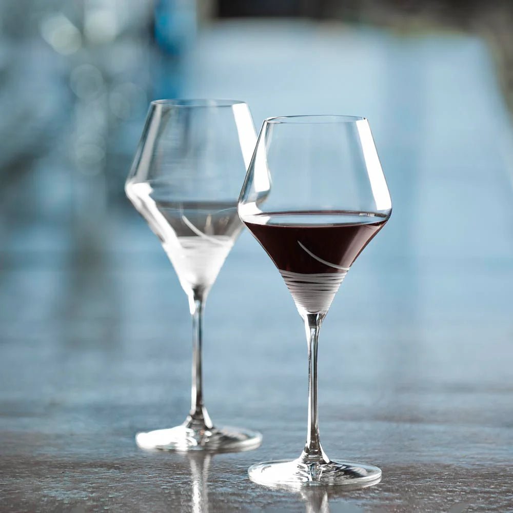 Mid - Century Modern Winetini - Stylish & Functional Wine Glassware - Fish On! Custom Rods