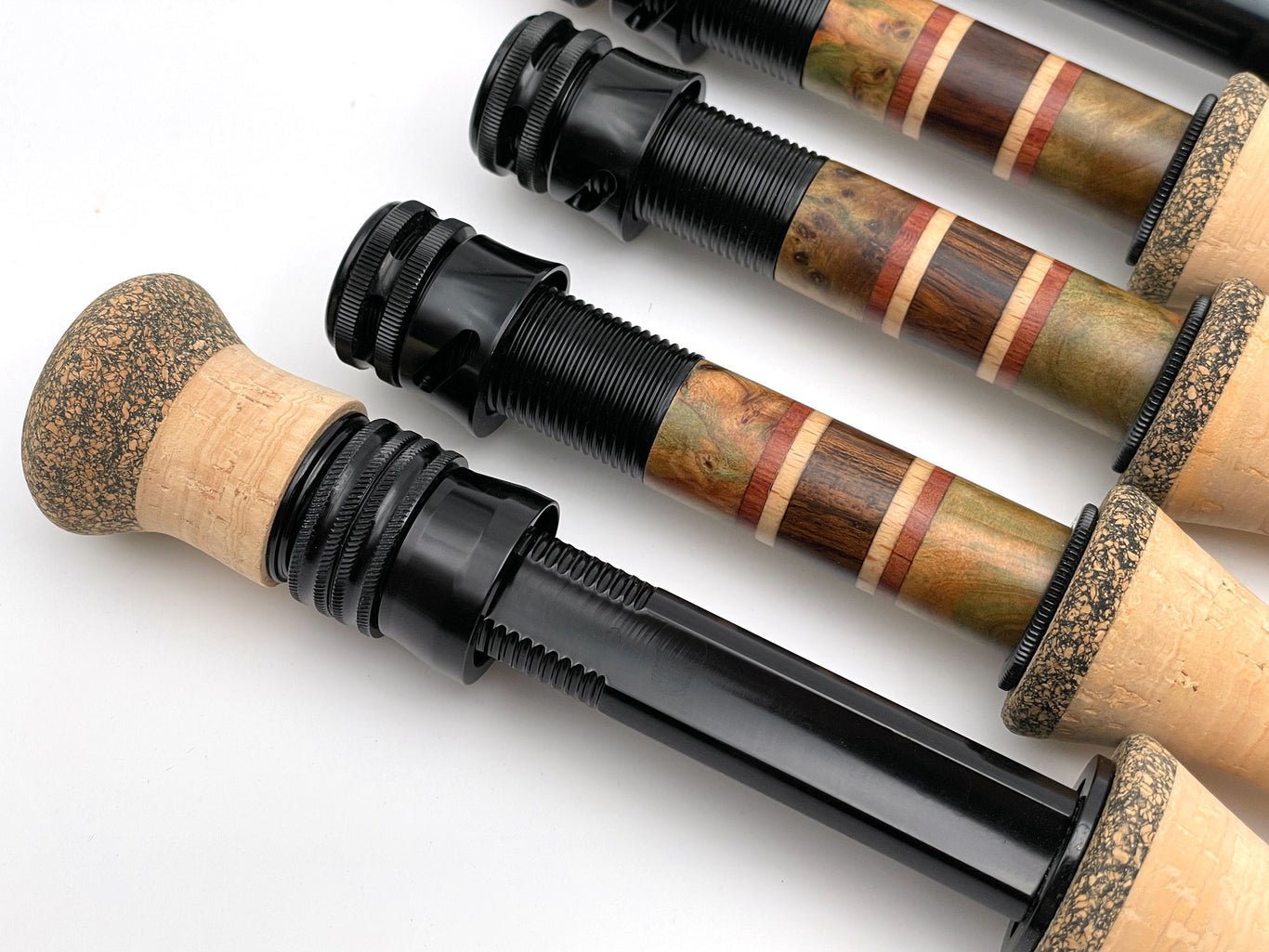 Moonlit Umbra Graphite Fly Rod series - Fish On! Custom Rods