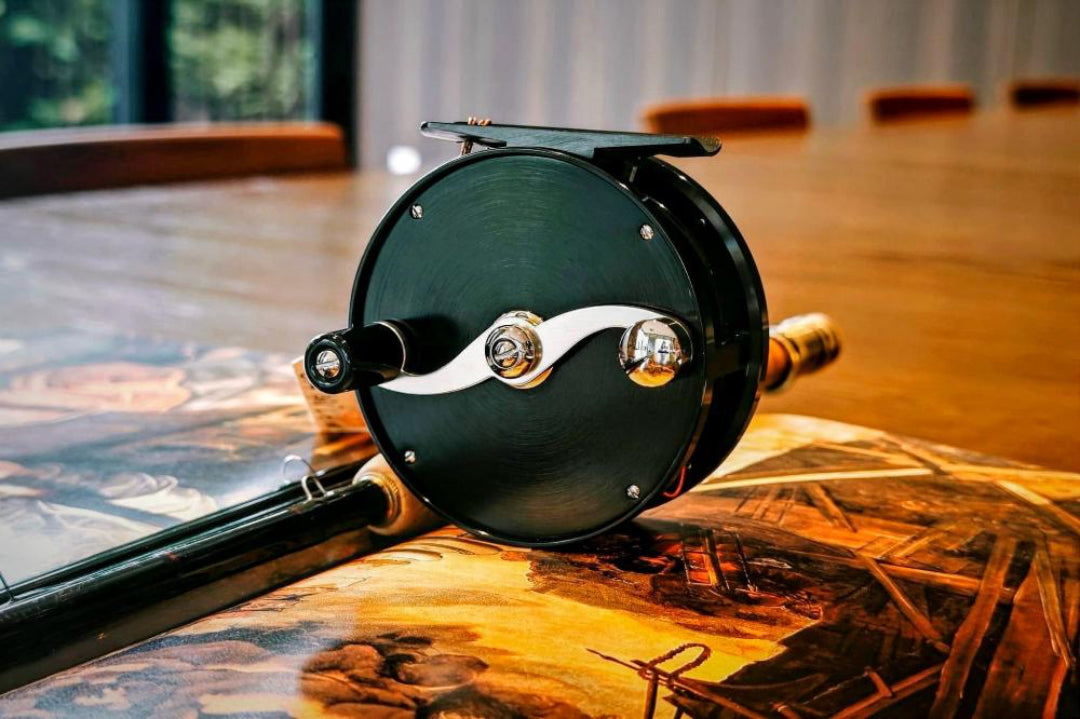 Minamoto Classic All-Black Fly Reel 3 1/4