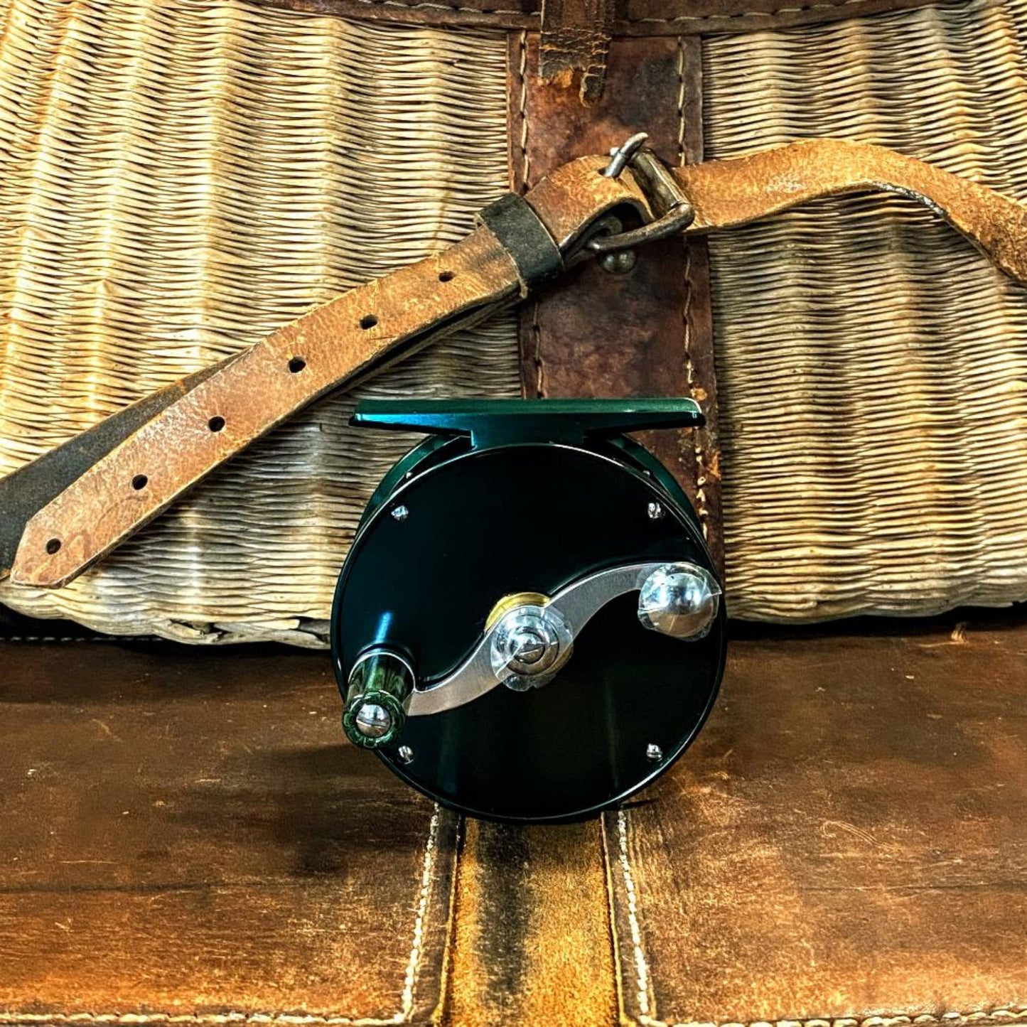 custom fly reel handle Nikko Leaf Small Trout Reel