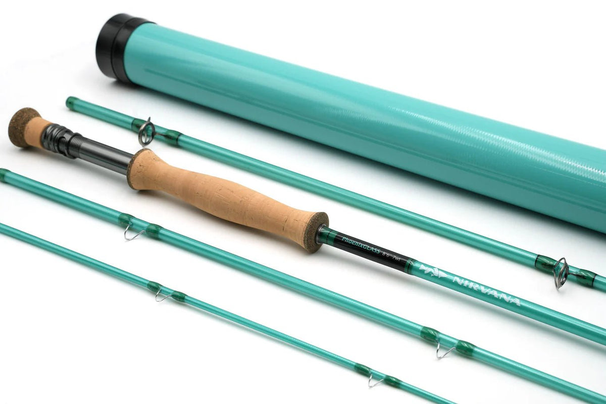 Fish Rods R2 Performance Series NIRVANA PhoenixGLASS Fiberglass Fly Rod | Premium S-Glass 2wt–10wt ...