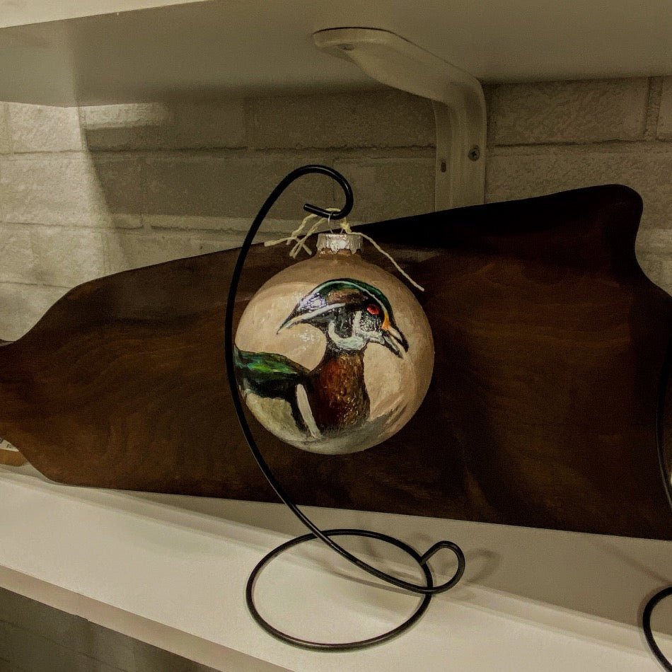 Perching Drake Wood Duck - Fish On! Custom Rods