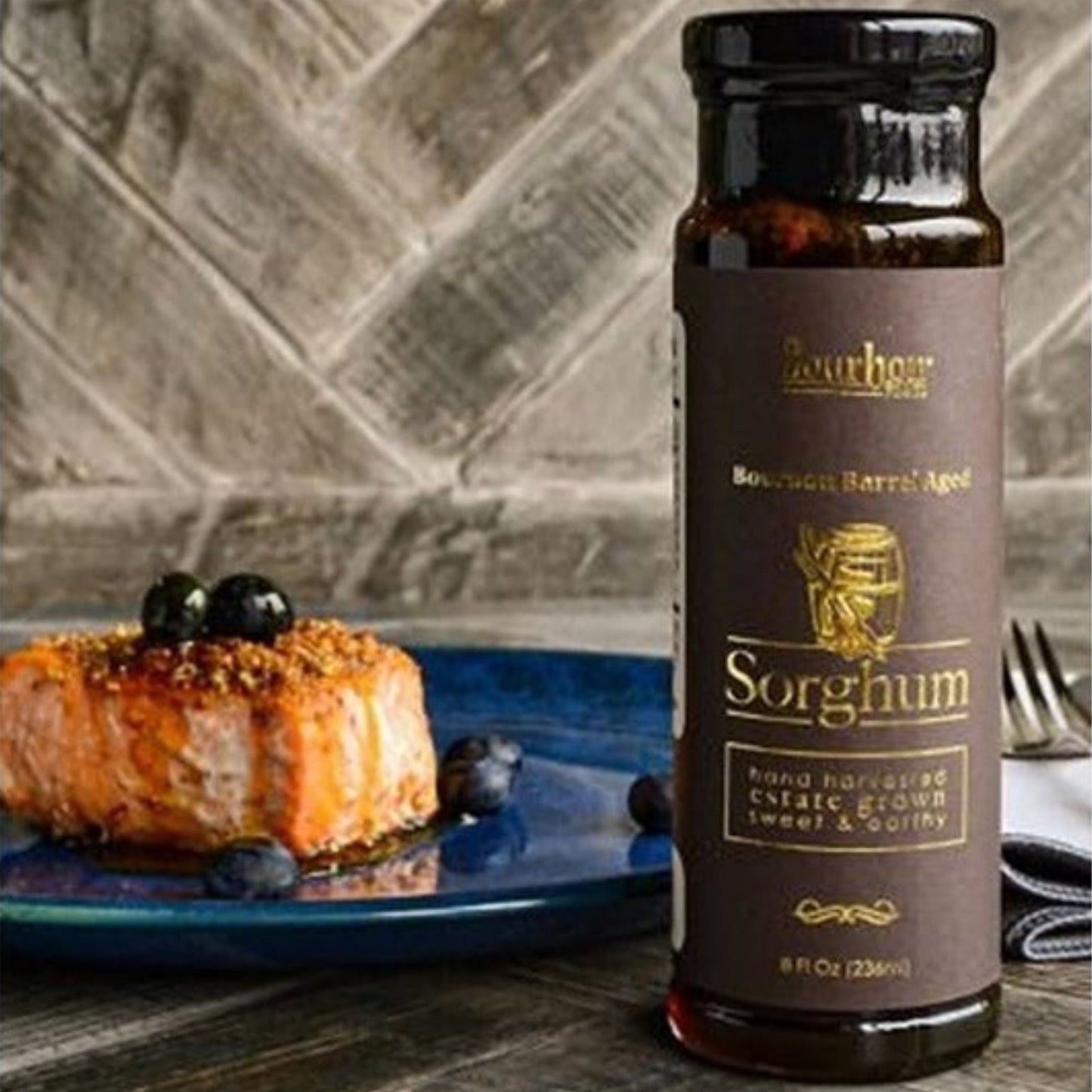 Premium Bourbon Barrel Aged Sorghum - Rich in Flavor - Fish On! Custom Rods