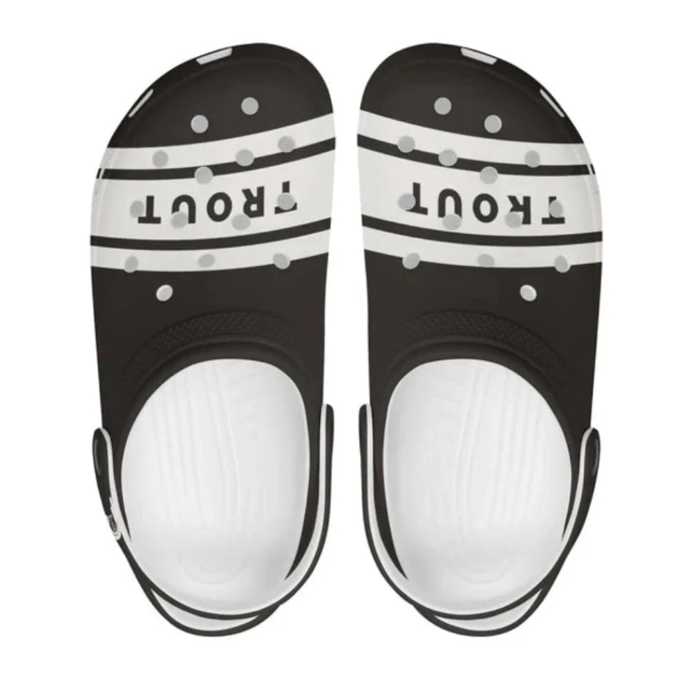 Premium Trout Clogs - Comfortable Waterproof Footwear for Anglers - Fish On! Custom Rods