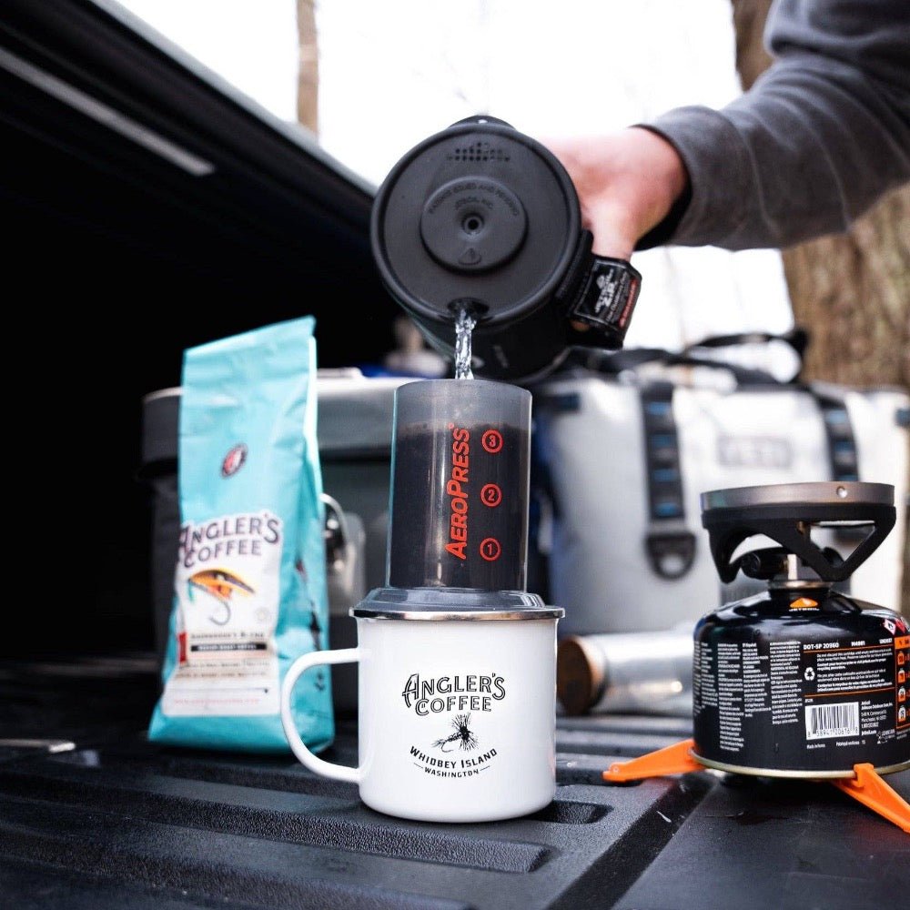 Sherbrook's Blend Medium Roast Coffee - Premium Single Origin Blend 12oz - Fish On! Custom Rods