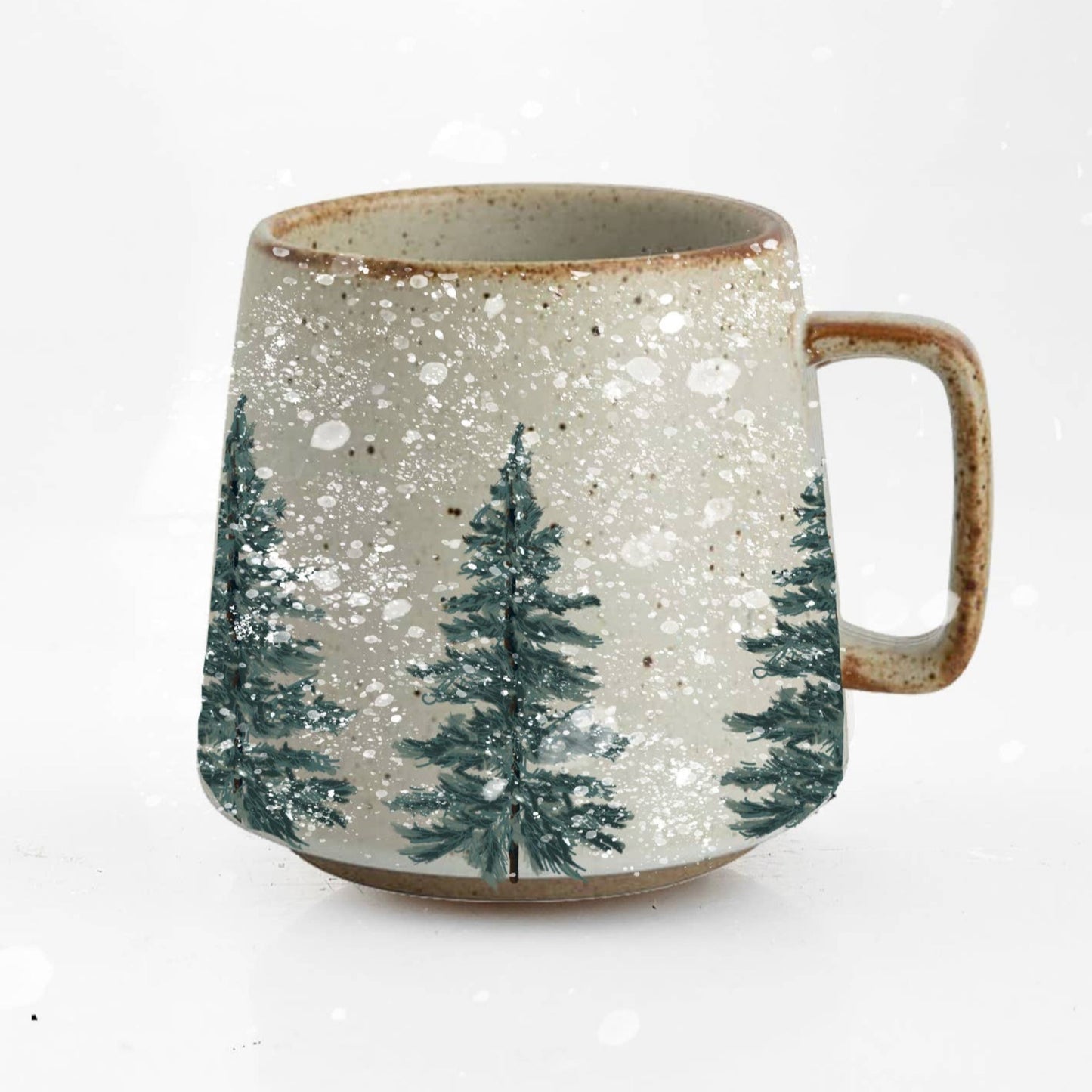 Snowy Trees Mug - Fish On! Custom Rods