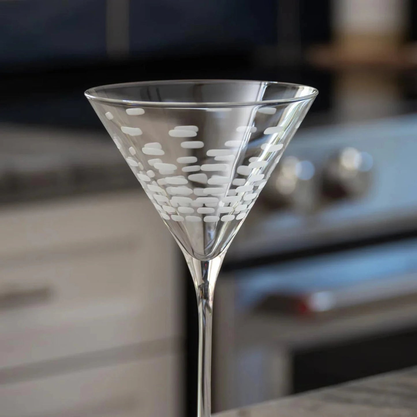 Strata 10oz Martini Cocktail Glass - Fish On! Custom Rods