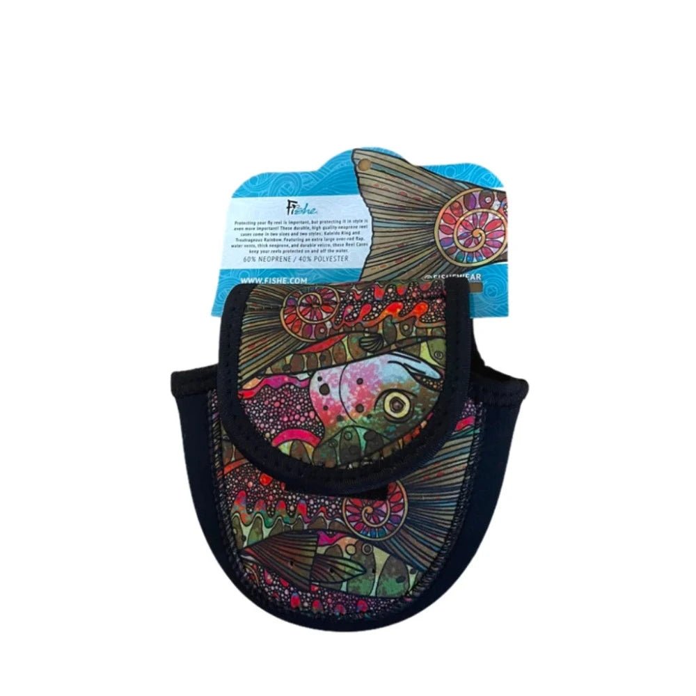 Troutrageous Rainbow Small Reel Case - Fish On! Custom Rods