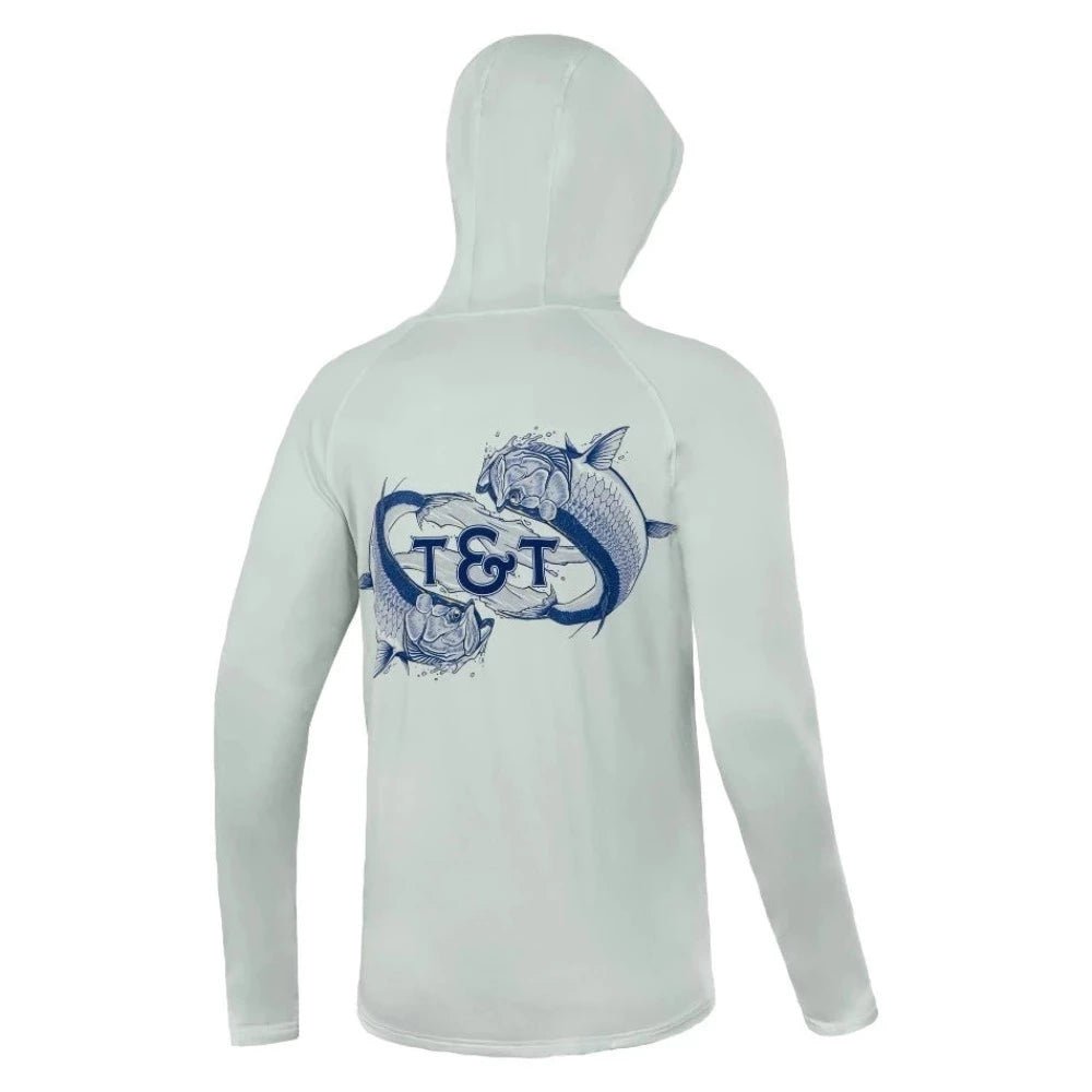 T&T Tech Hoody - Artist Series - Tarpon - Fish On! Custom Rods