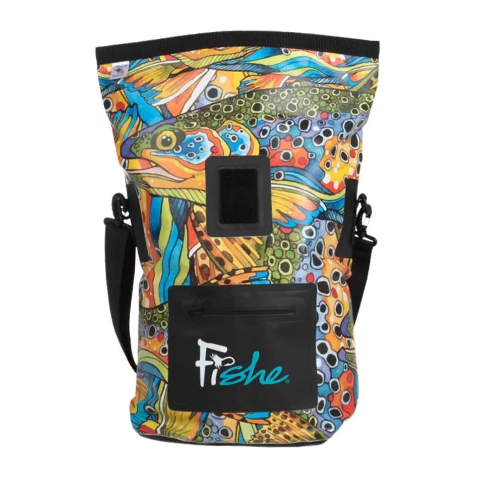 Unbound Brown Roll Tote Dry Bag - Fish On! Custom Rods