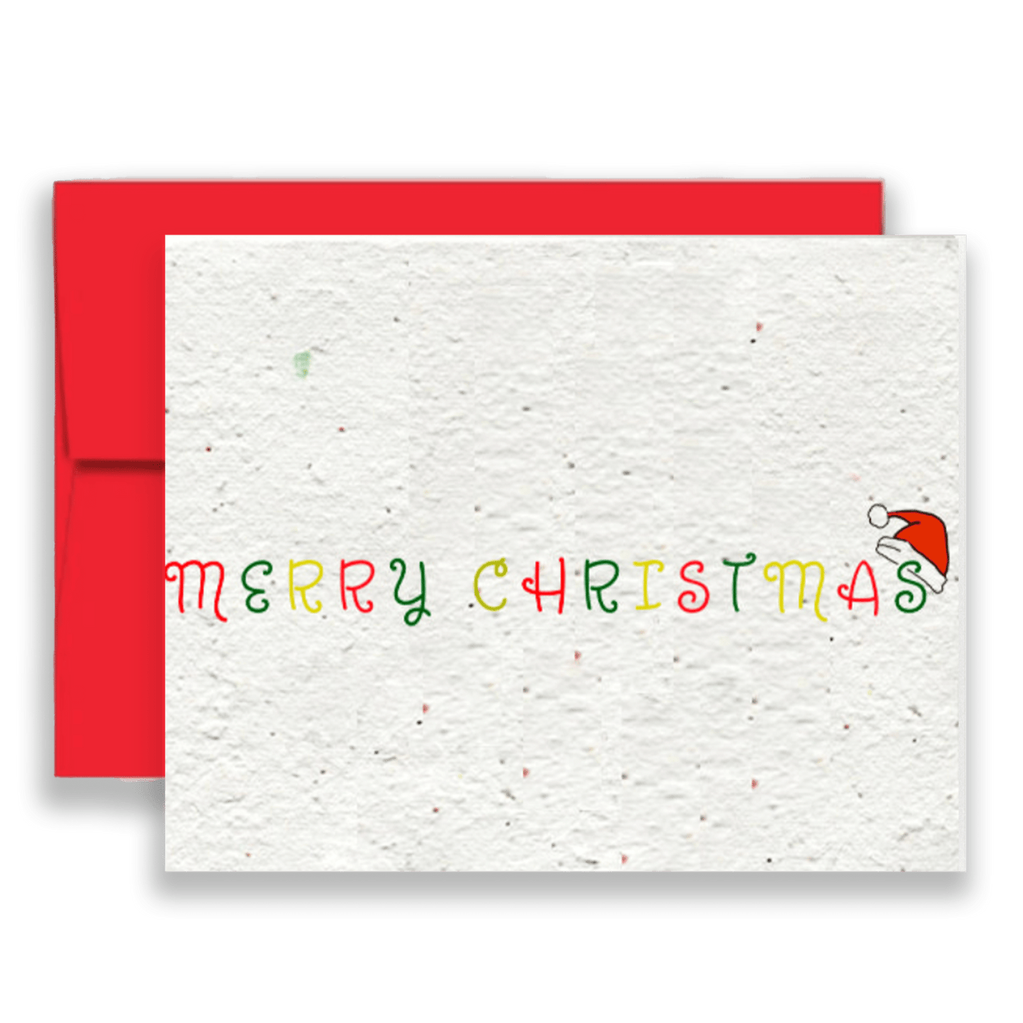 wildflower seed christmas cards Whimsical Merry Christmas Wildflower Seed Paper Card