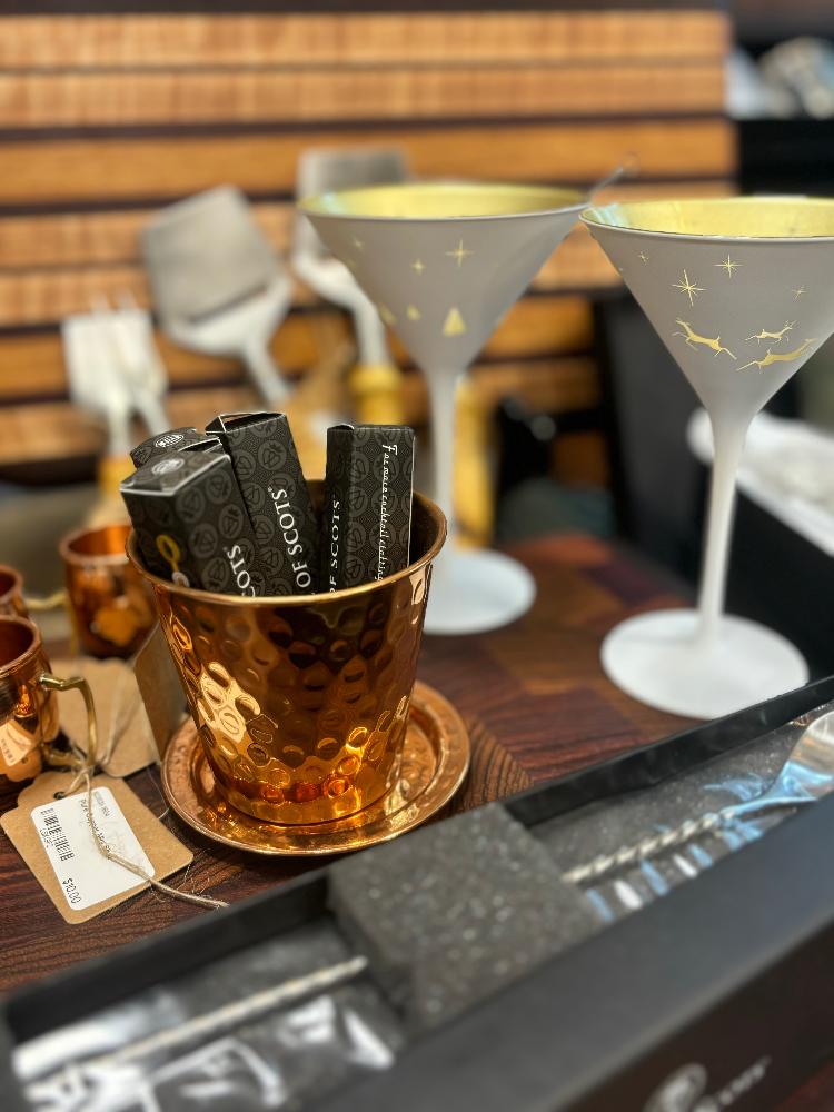 Wonderland Martini Cocktail Glass - Fish On! Custom Rods