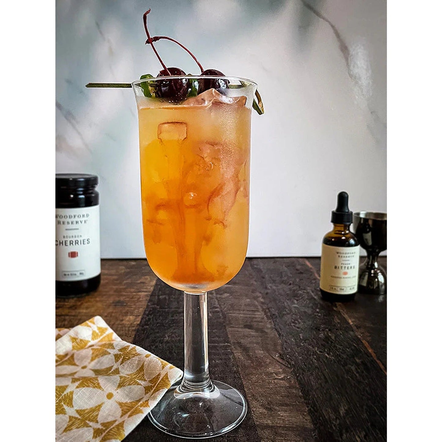 Woodford Reserve® Premium Peach Bitters - Enhance Your Cocktails with Natural Peach Flavor - Fish On! Custom Rods