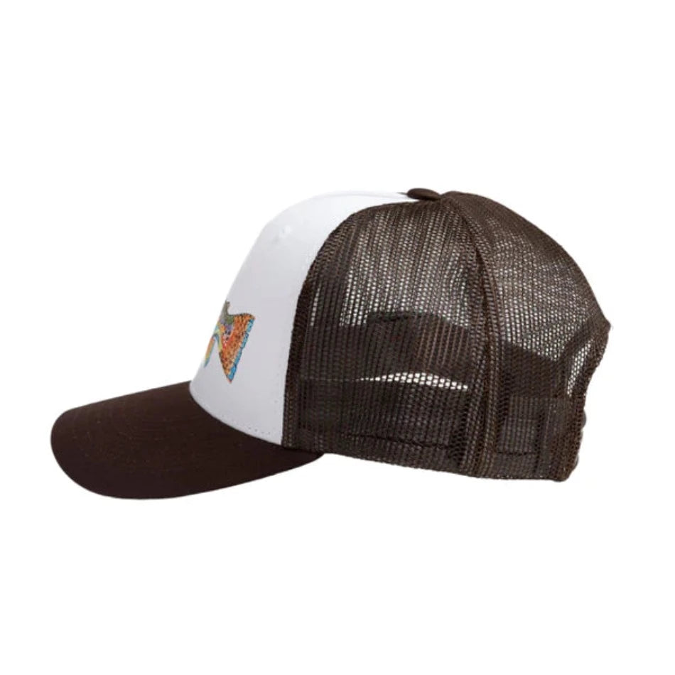 
                  
                    Unbound Brown Trucker Hat - Fish On! Custom Rods
                  
                