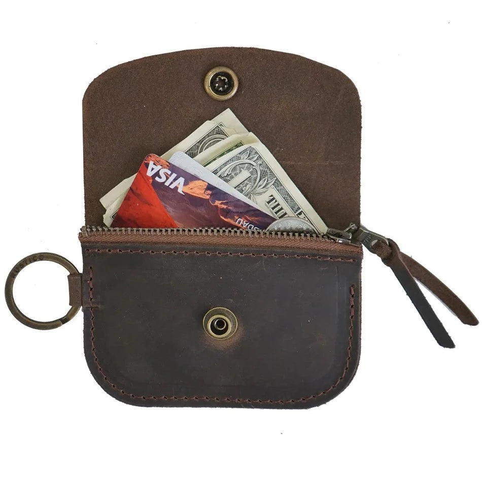 
                  
                    Anchor Card and Coin Leather Wallet - Outdoor Dress Code 
                  
                