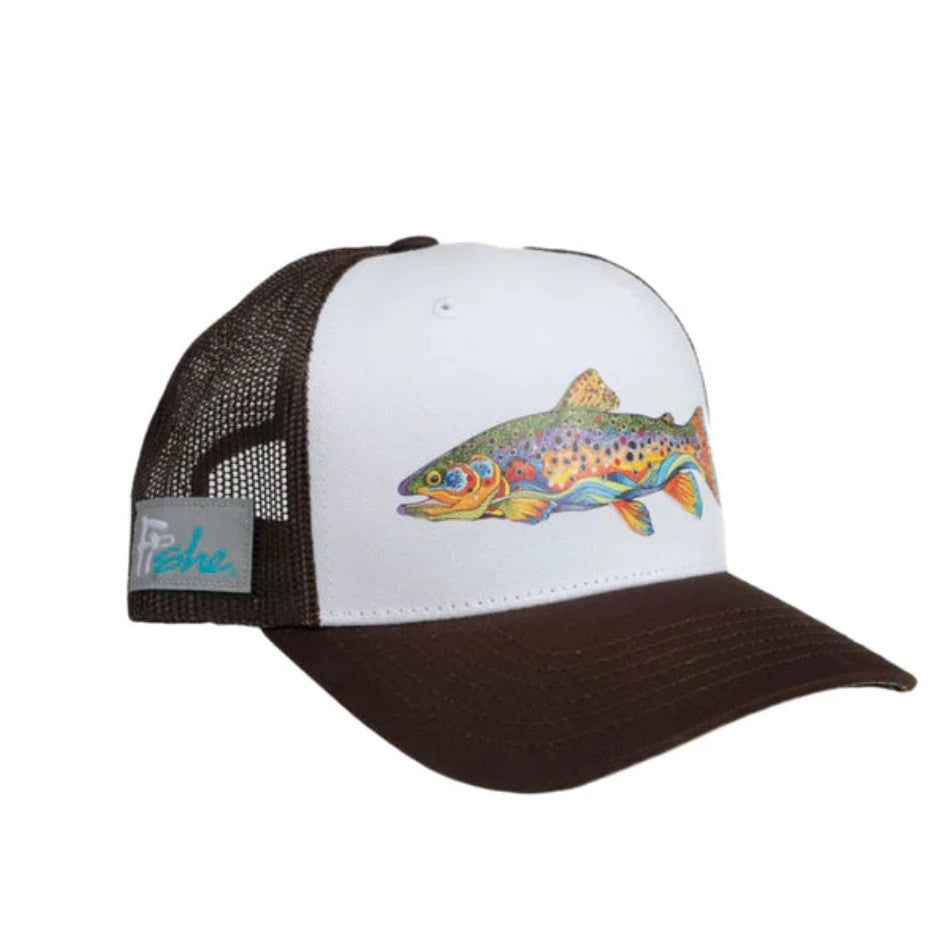 
                      
                        Unbound Brown Trucker Hat - Fish On! Custom Rods
                      
                    