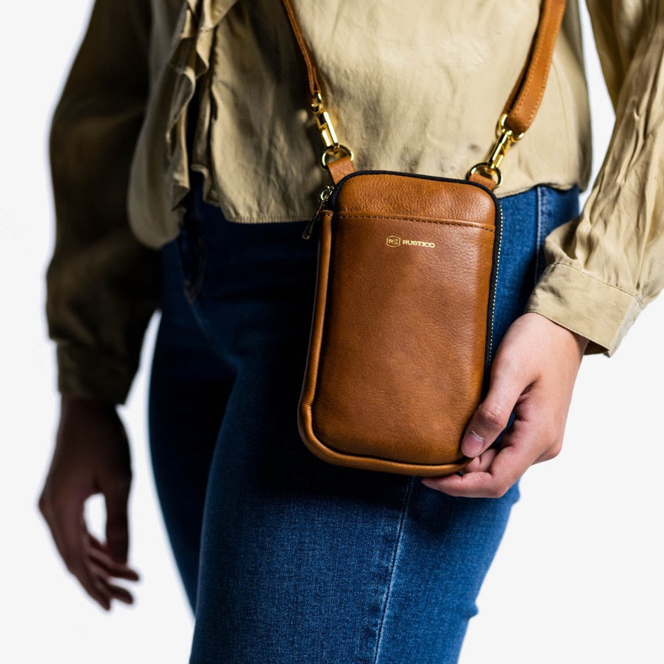 
                  
                    Route Small Leather Crossbody Bag - Fish On! Custom Rods
                  
                