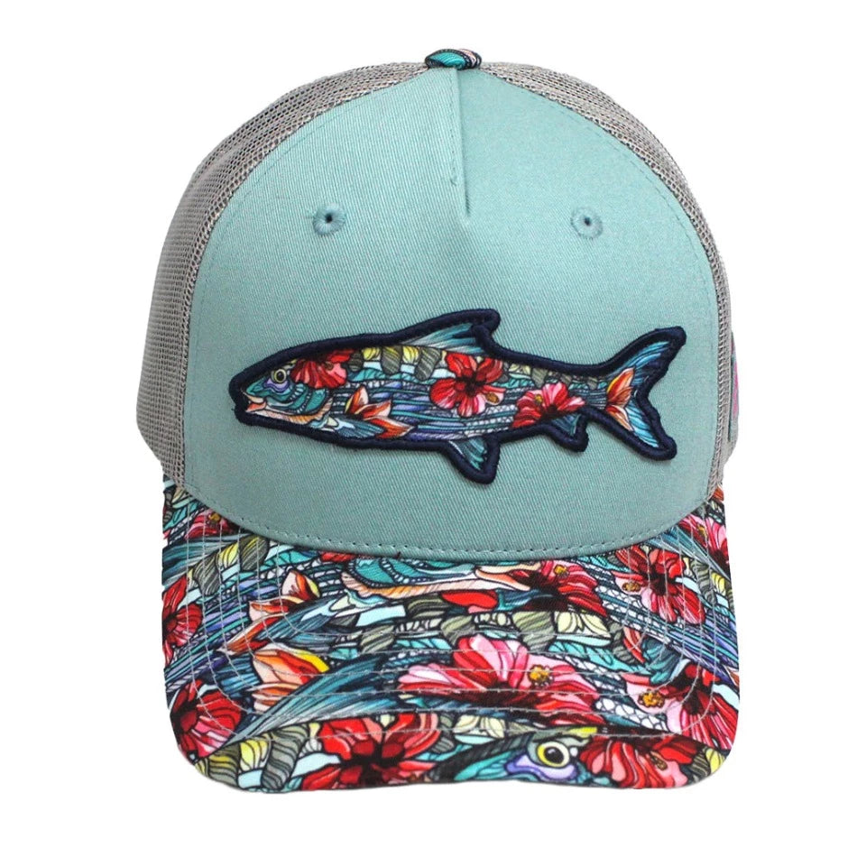 Beauty & The Bonefish Trucker Hat - Fish On! Custom Rods