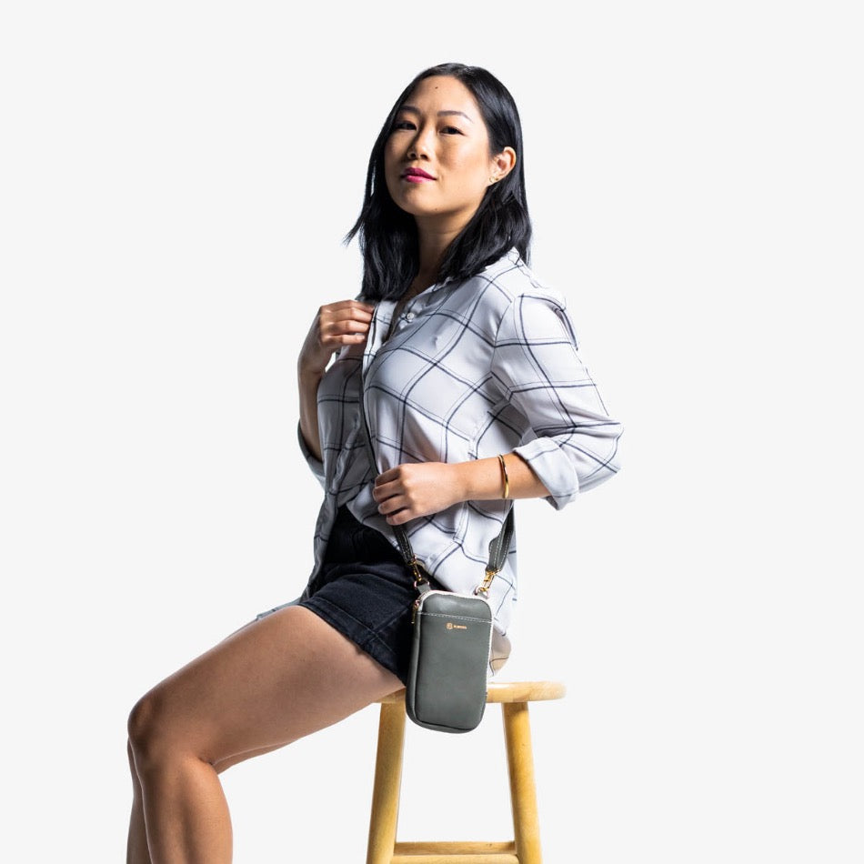
                  
                    Route Small Leather Crossbody Bag - Fish On! Custom Rods
                  
                