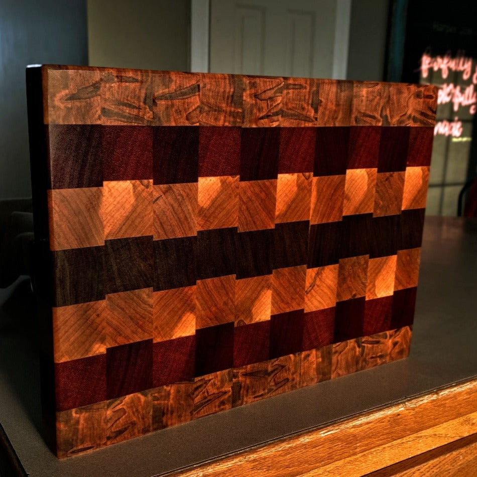 Handcrafted Cutting Board - Fish On! Custom Rods