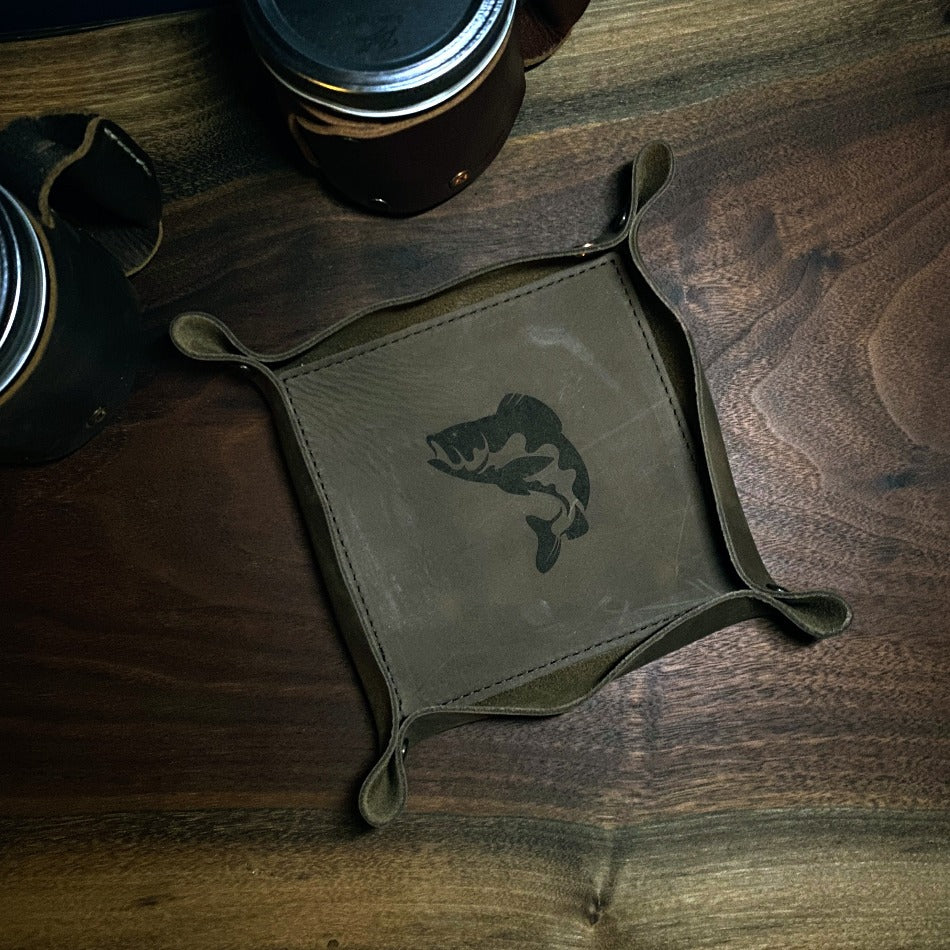 
                  
                    Premium Leather Valet Tray - Fish On! Custom Rods
                  
                