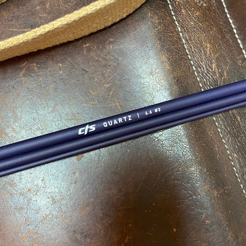 CTS CRYSTALGLASS™ 6’ 6” 3wgt 3pc Satin Blue - Fish On! Custom Rods